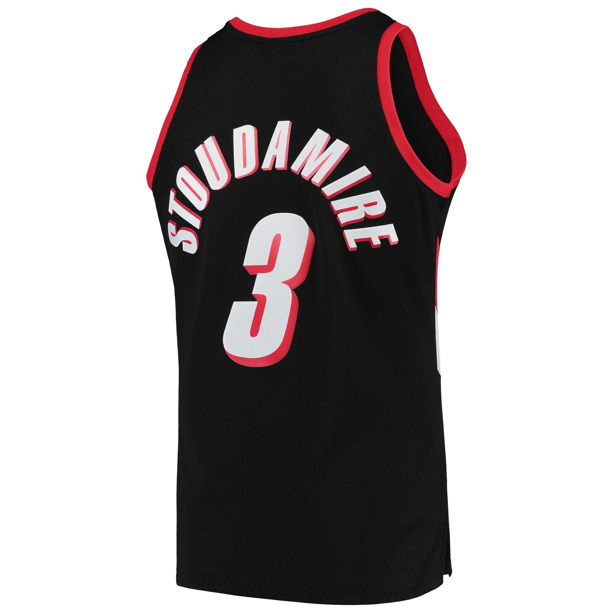 Damon Stoudamire Portland Trail Blazers Mitchell Ness Hardwood Classics Swingman Black NBA Jersey Men's