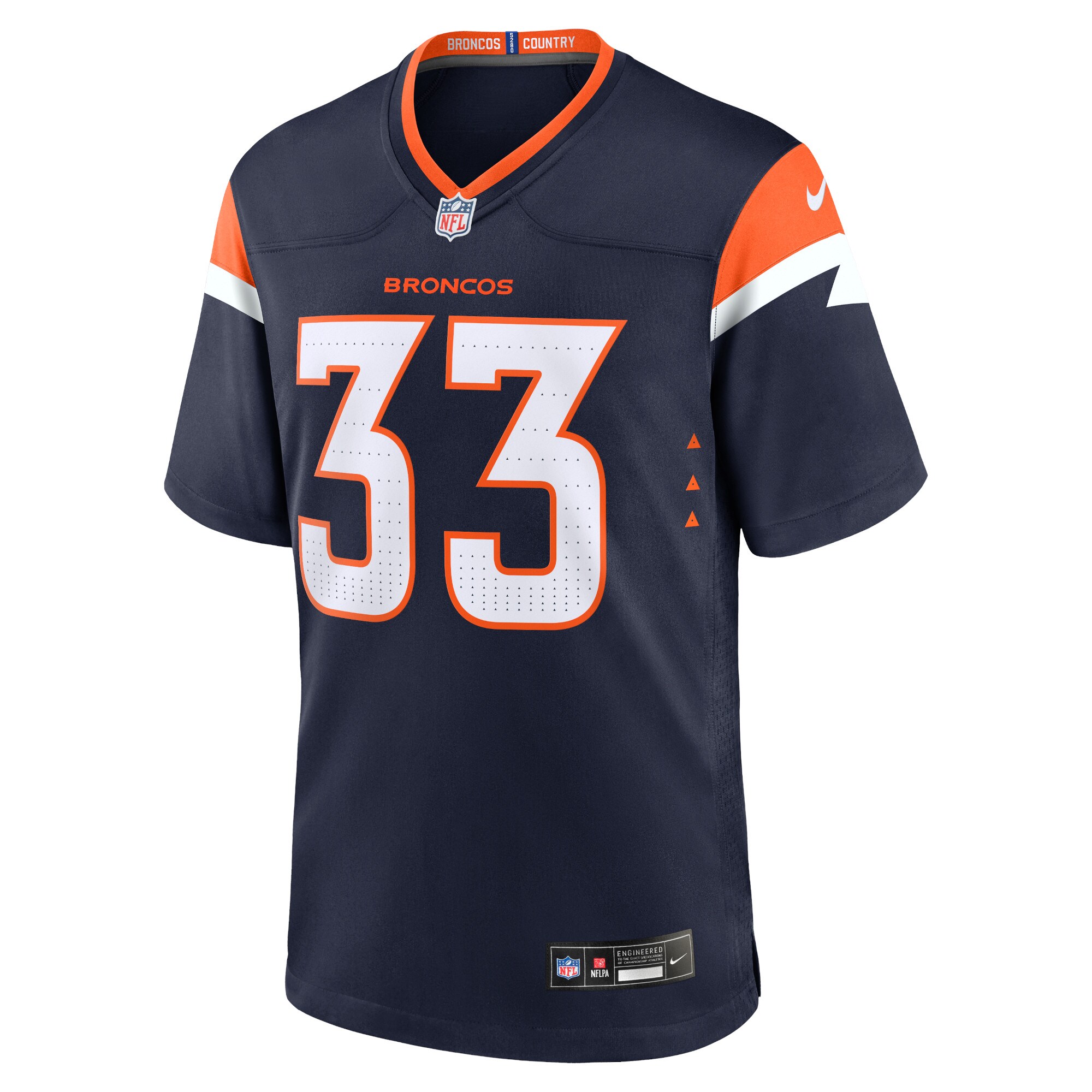 Denver Broncos Javonte Williams Navy Mile High Collection Alternate Game NFL Jersey Men's