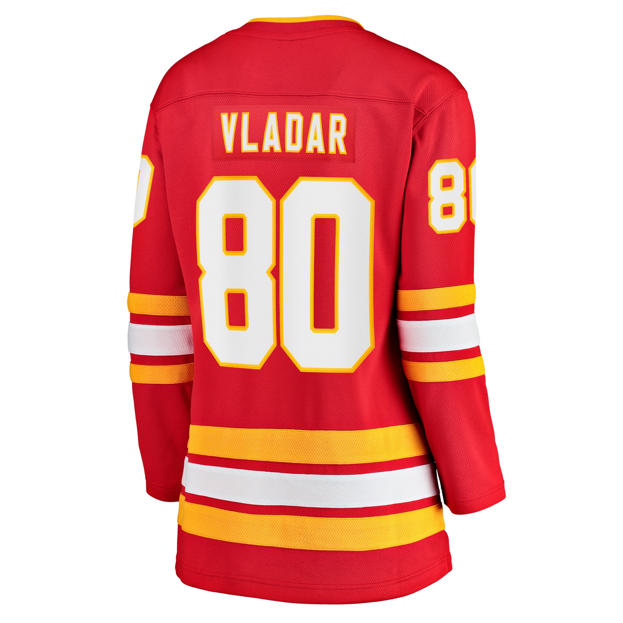 Calgary Flames Daniel Vladar Red Home Breakaway Player NHL Jersey Women's