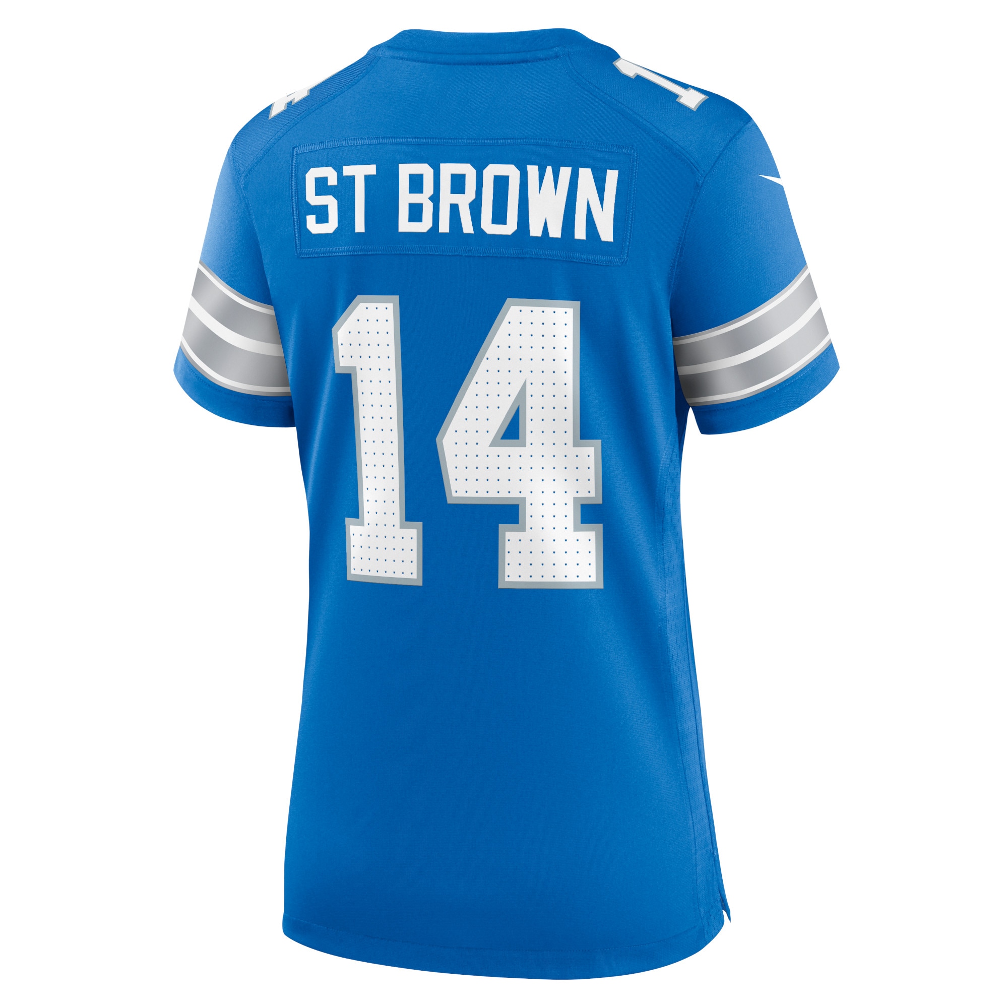 Detroit Lions Amon-Ra St. Brown Blue Team Game NFL Jersey Women's