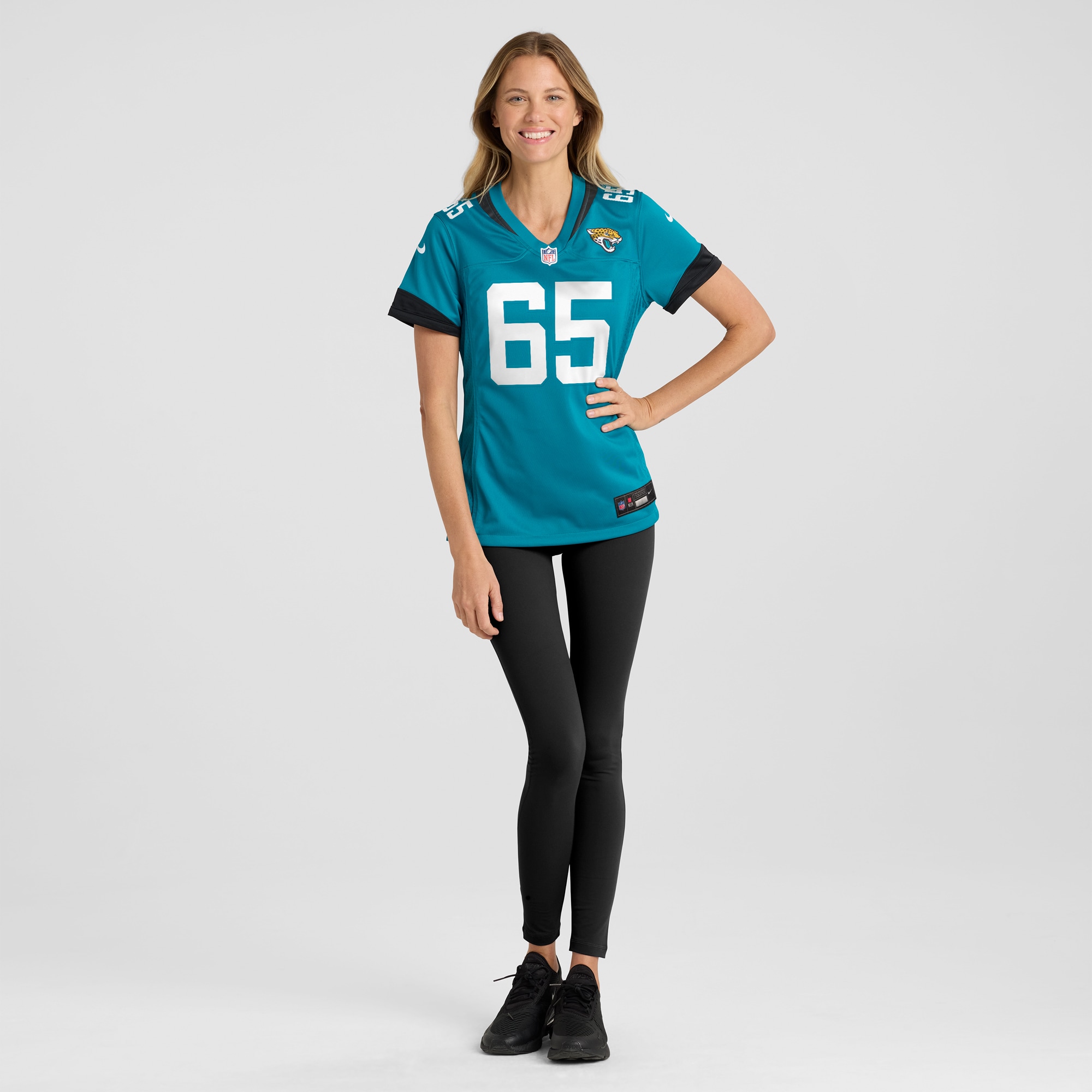 Jacksonville Jaguars Mitch Morse Teal Team Game NFL Jersey Women's