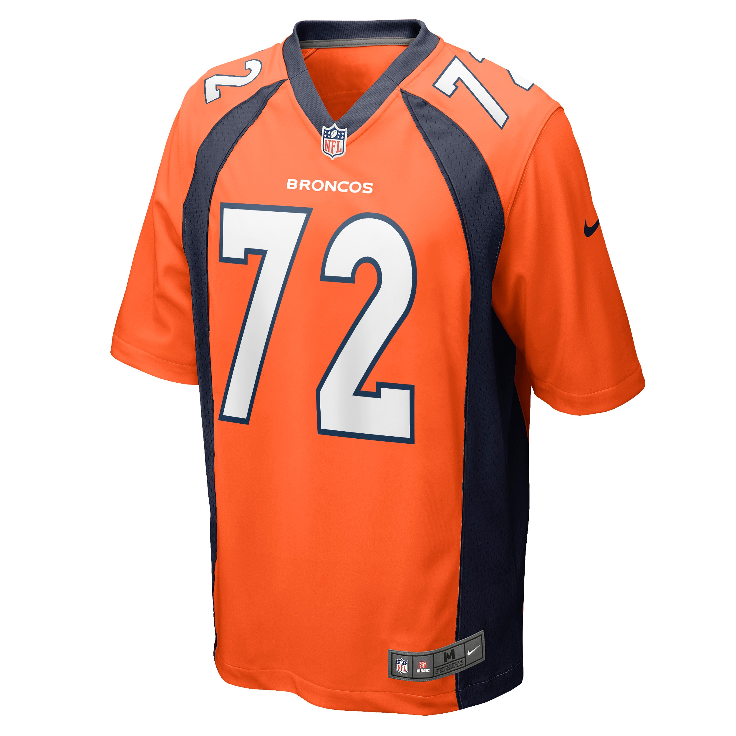 Denver Broncos Garett Bolles Orange Game NFL Jersey Men's