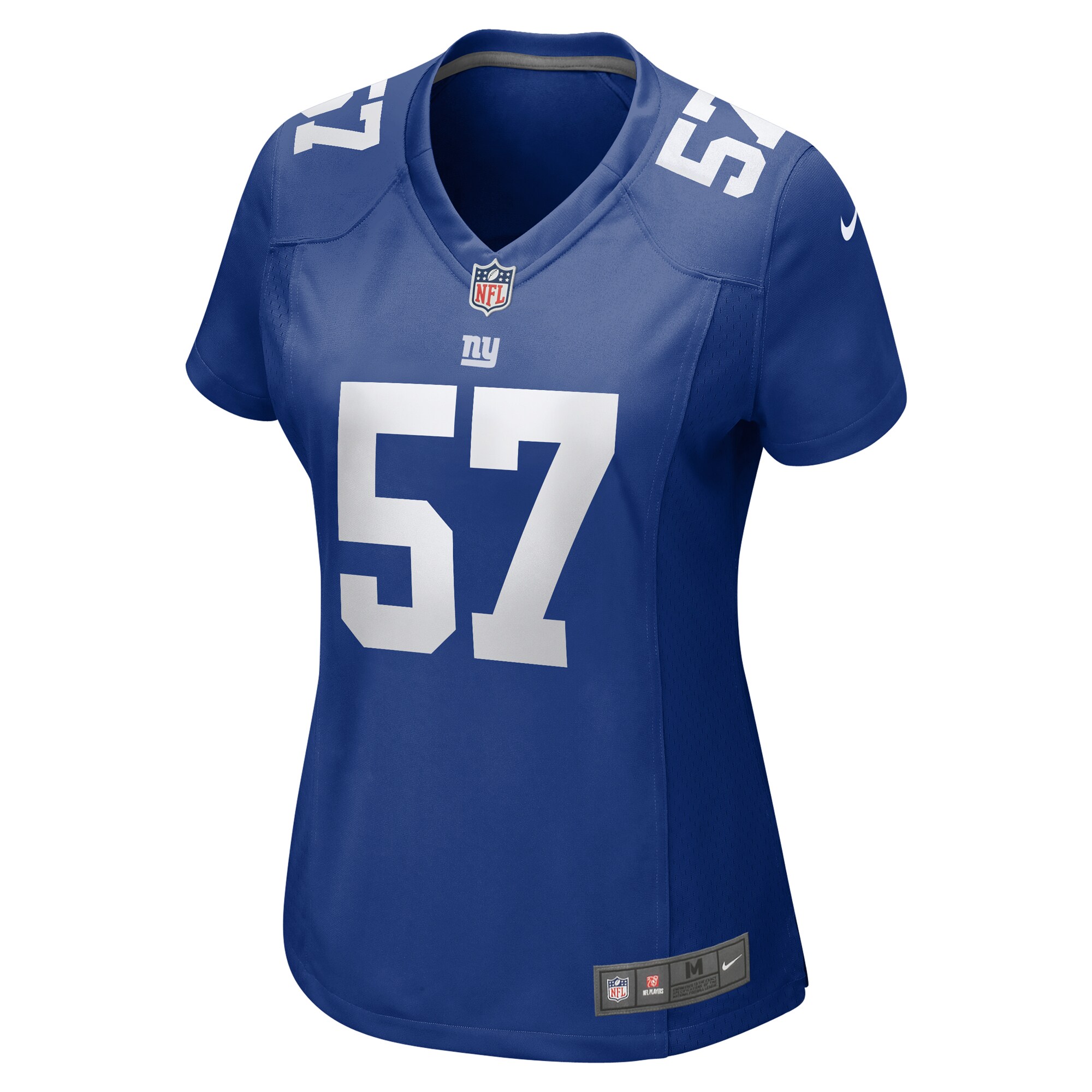 New York Giants Jarrad Davis Royal Team Game NFL Jersey Women's