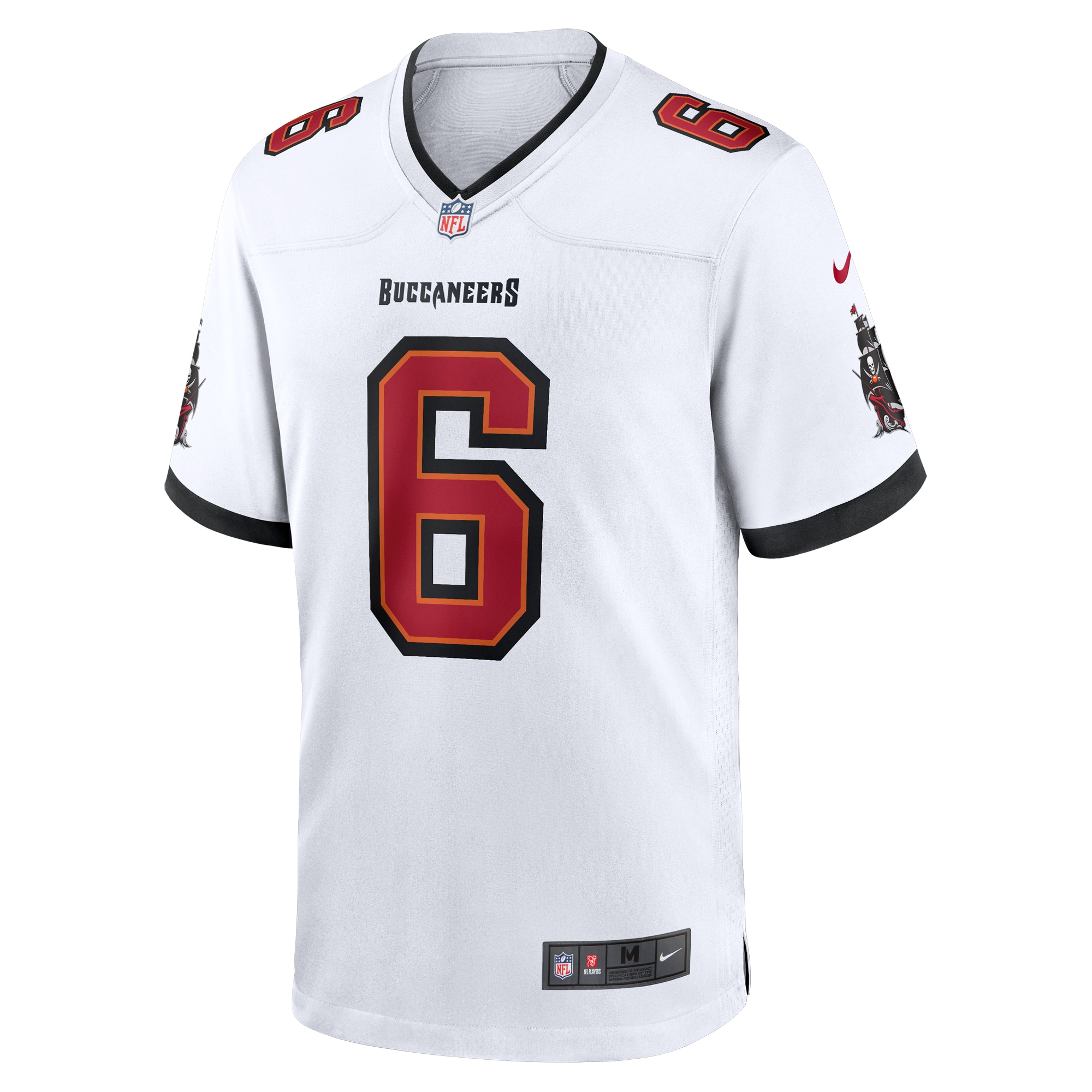 Tampa Bay Buccaneers Baker Mayfield White Away Game NFL Jersey Men's