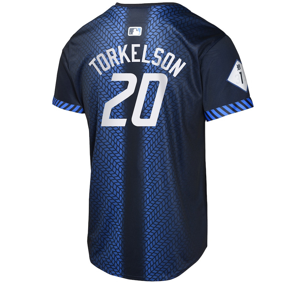 Spencer Torkelson 20 Detroit Tigers 2024 City Connect Limited Navy MLB Jersey Youth