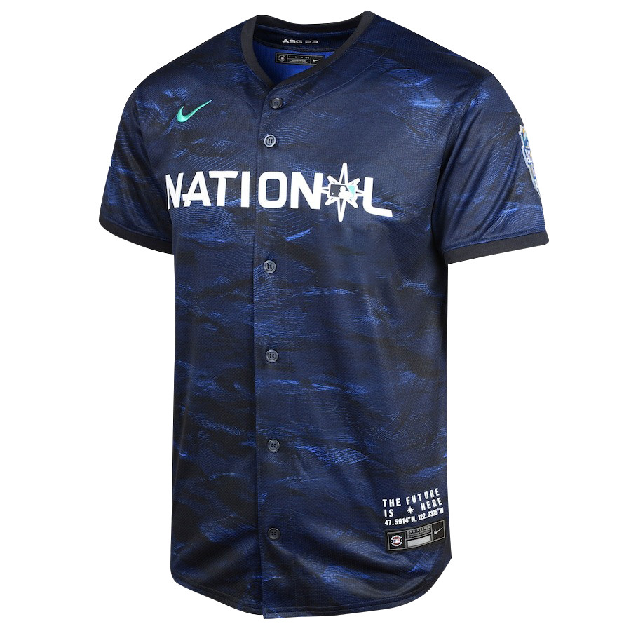 Mookie Betts 50 Los Angeles Dodgers Stadium 2023 All Star Game Limited Player Royal MLB Jersey Youth