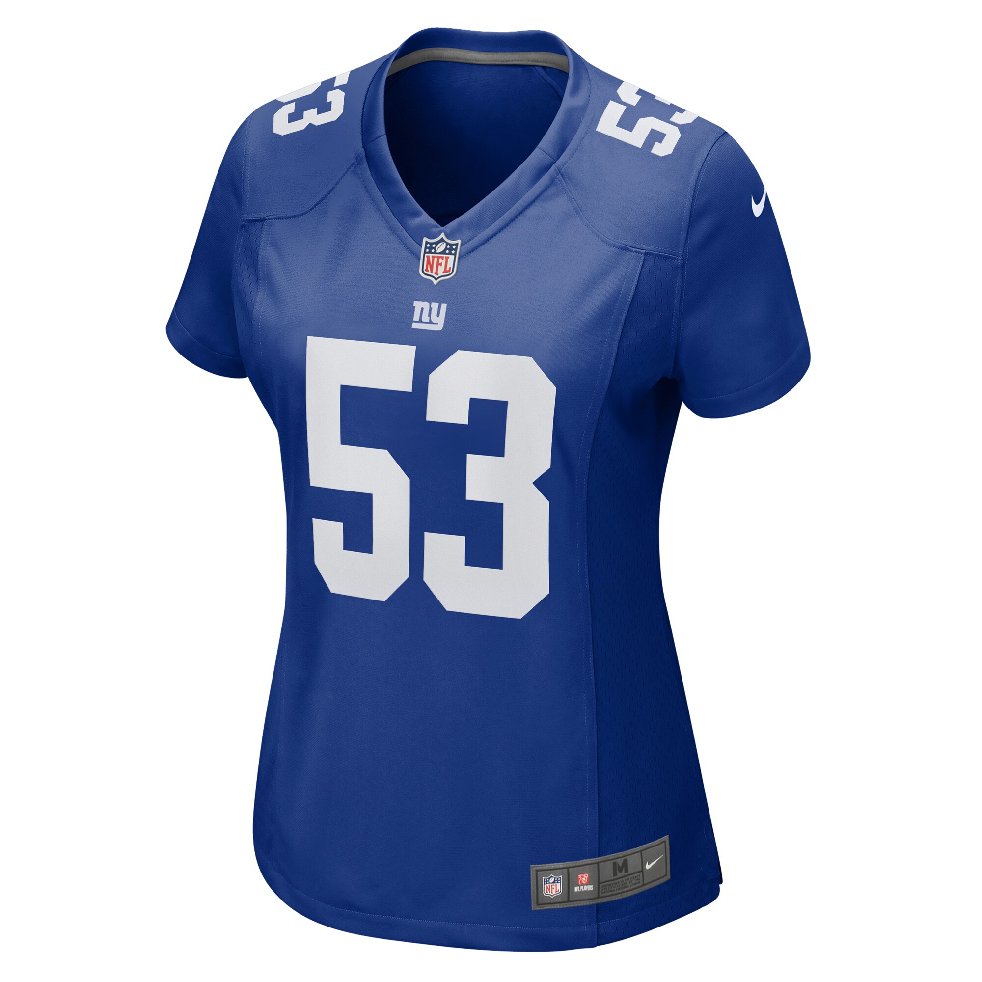 New York Giants Darius Muasau Royal Game NFL Jersey Women's
