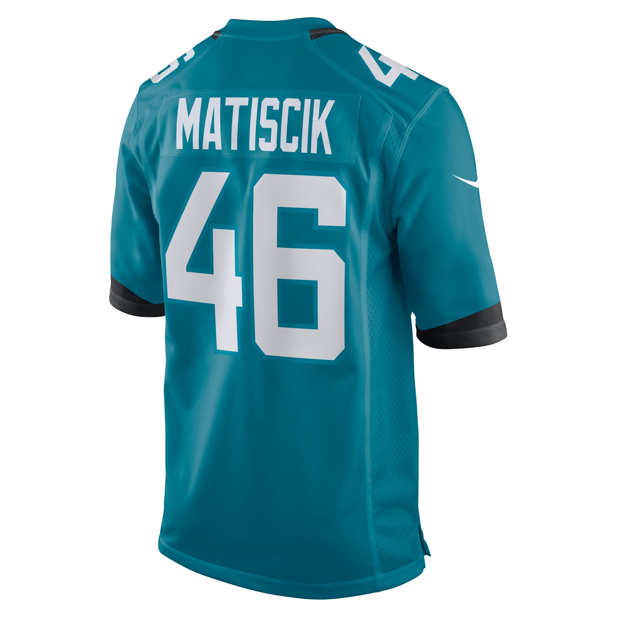 Jacksonville Jaguars Ross Matiscik Teal Game NFL Jersey Men's