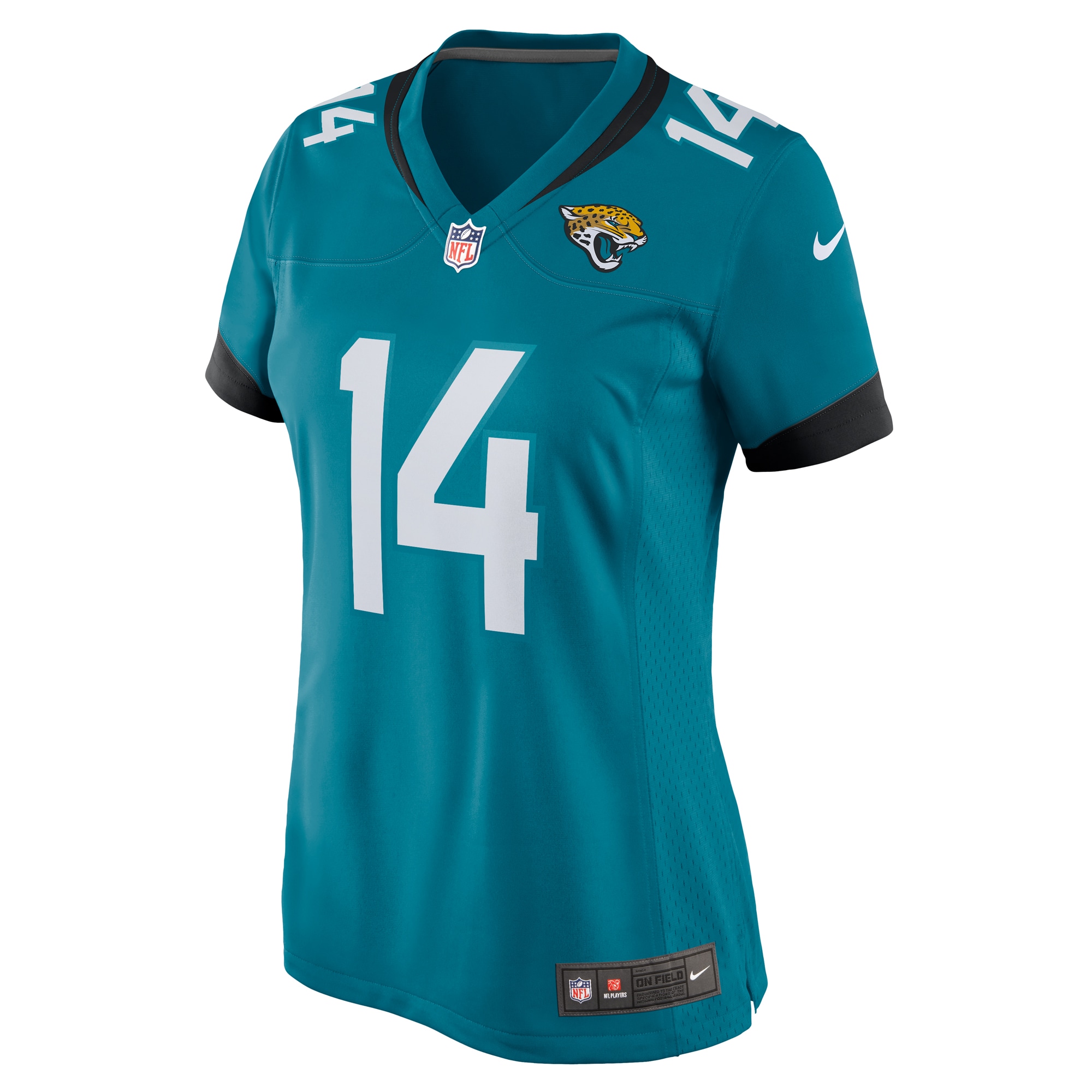Jacksonville Jaguars Elijah Cooks Teal Team Game NFL Jersey Women's