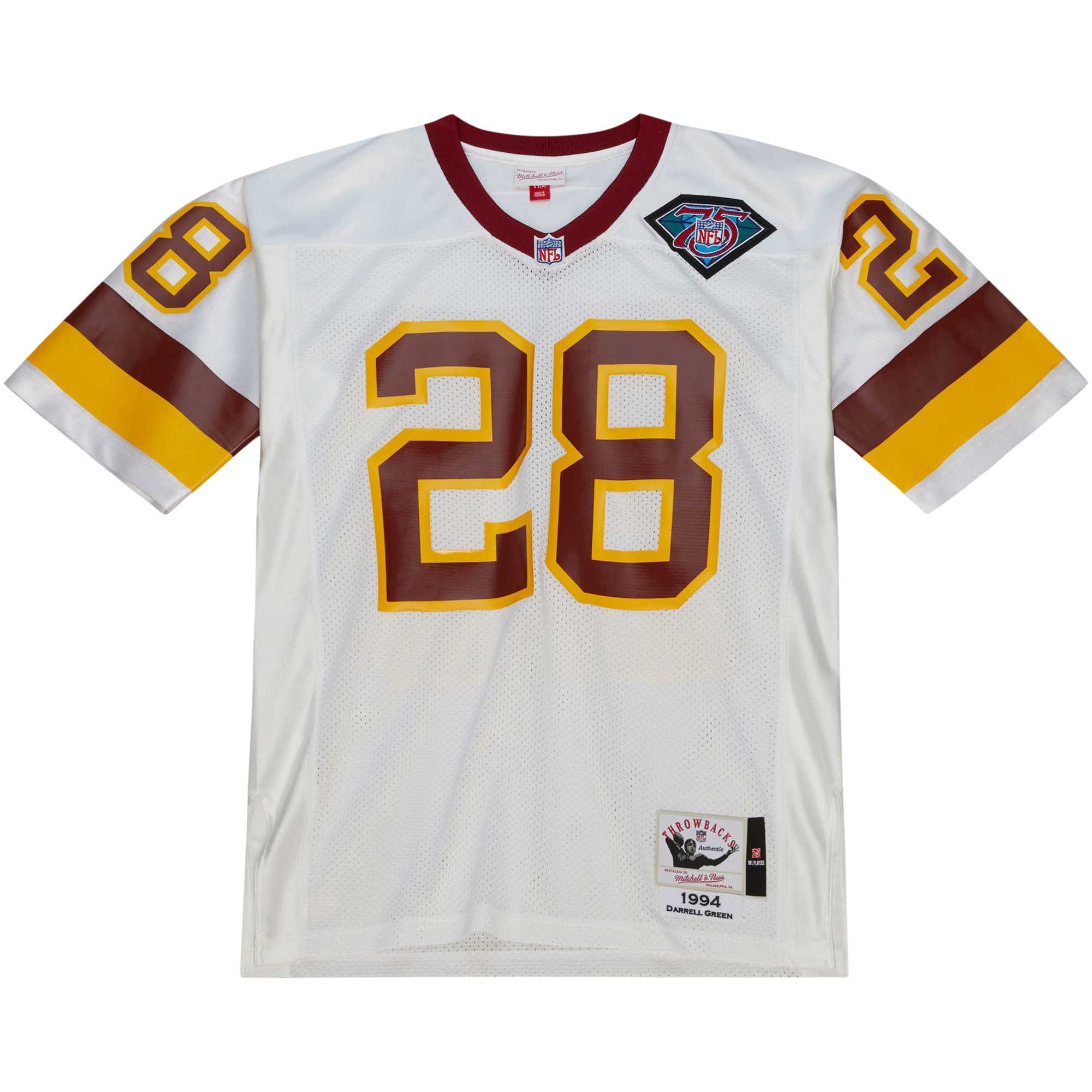Washington Commanders 1994 Darrell Green Mitchell Ness White Throwback Retired Player NFL Jersey Men's