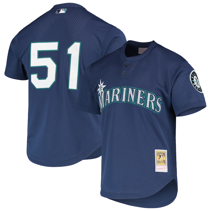 Ichiro Suzuki Seattle Mariners Mitchell&Ness Cooperstown Collection Mesh Batting Practice Jersey Royal