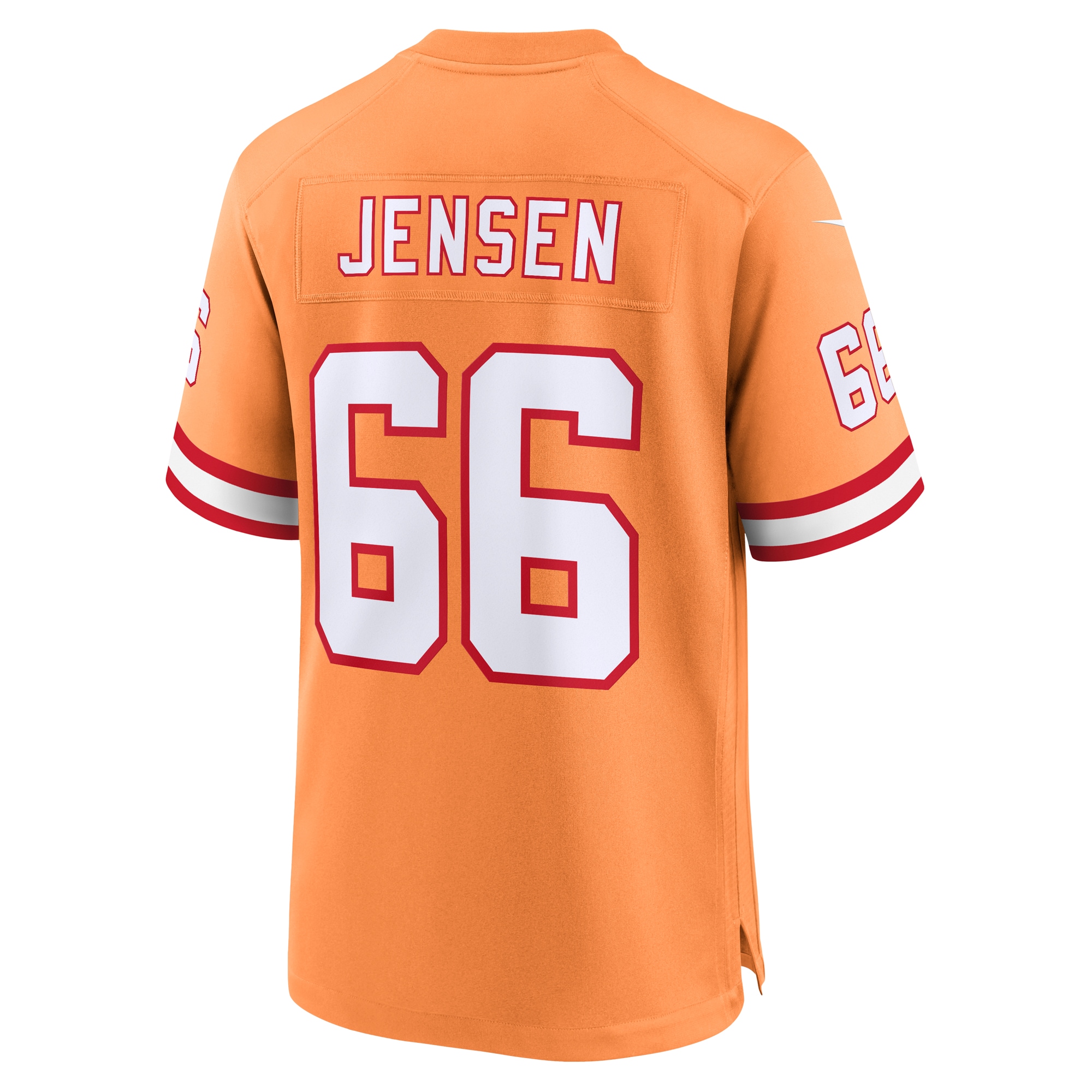 Tampa Bay Buccaneers Ryan Jensen Orange Throwback Game NFL Jersey Men's