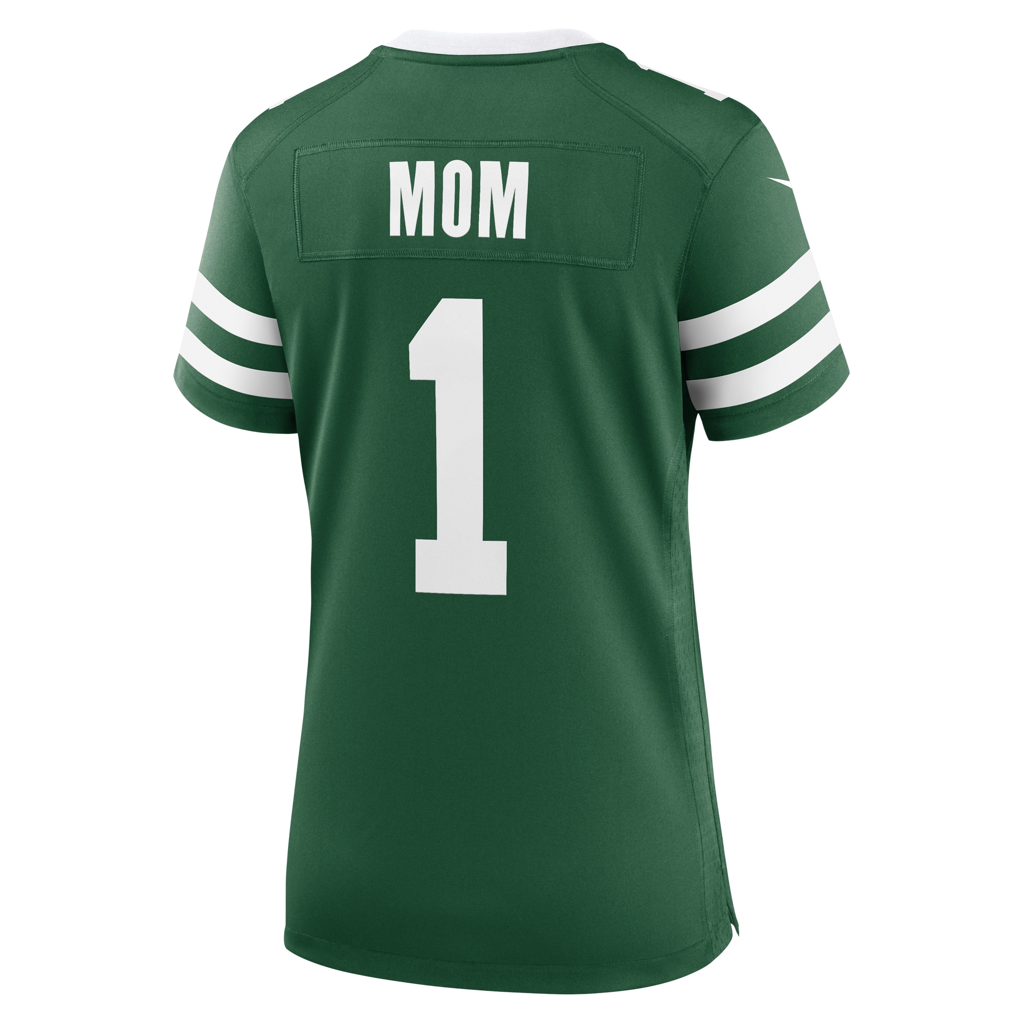 New York Jets Legacy Green #1 Mom Game NFL Jersey Women's