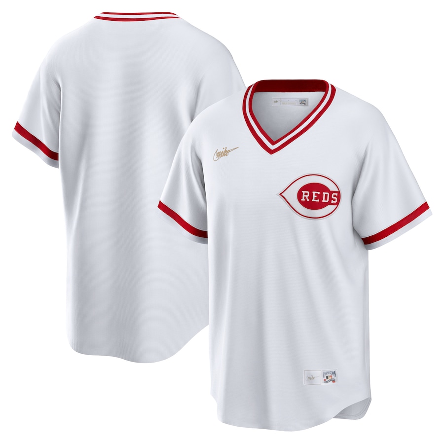 Cincinnati Reds Home Cooperstown Collection Team Jersey White