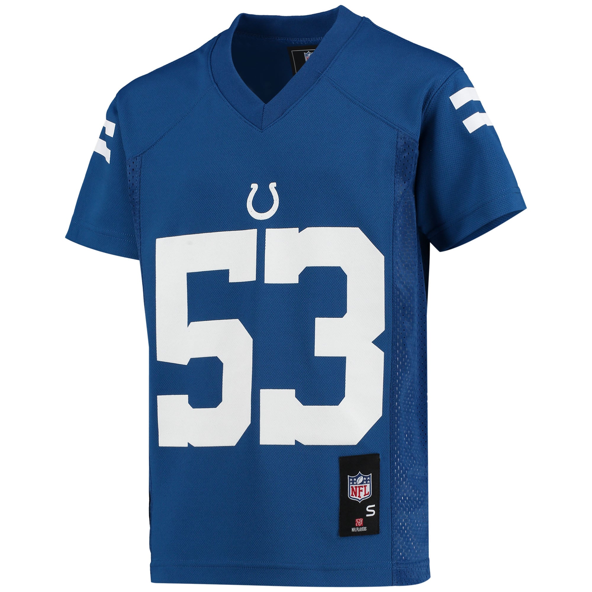 Indianapolis Colts Shaquille Leonard Royal Player NFL Jersey Youth