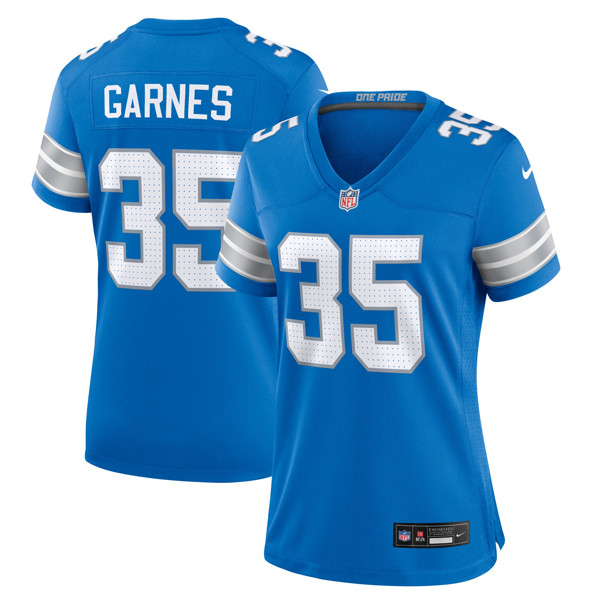 Detroit Lions Chelen Garnes Blue Game NFL Jersey Women's