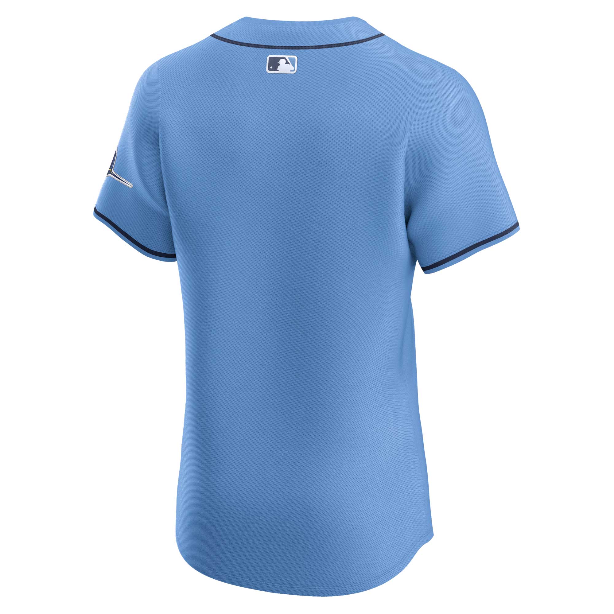 Tampa Bay Rays Light Blue Alternate Vapor Premier Elite Patch MLB Jersey Men's
