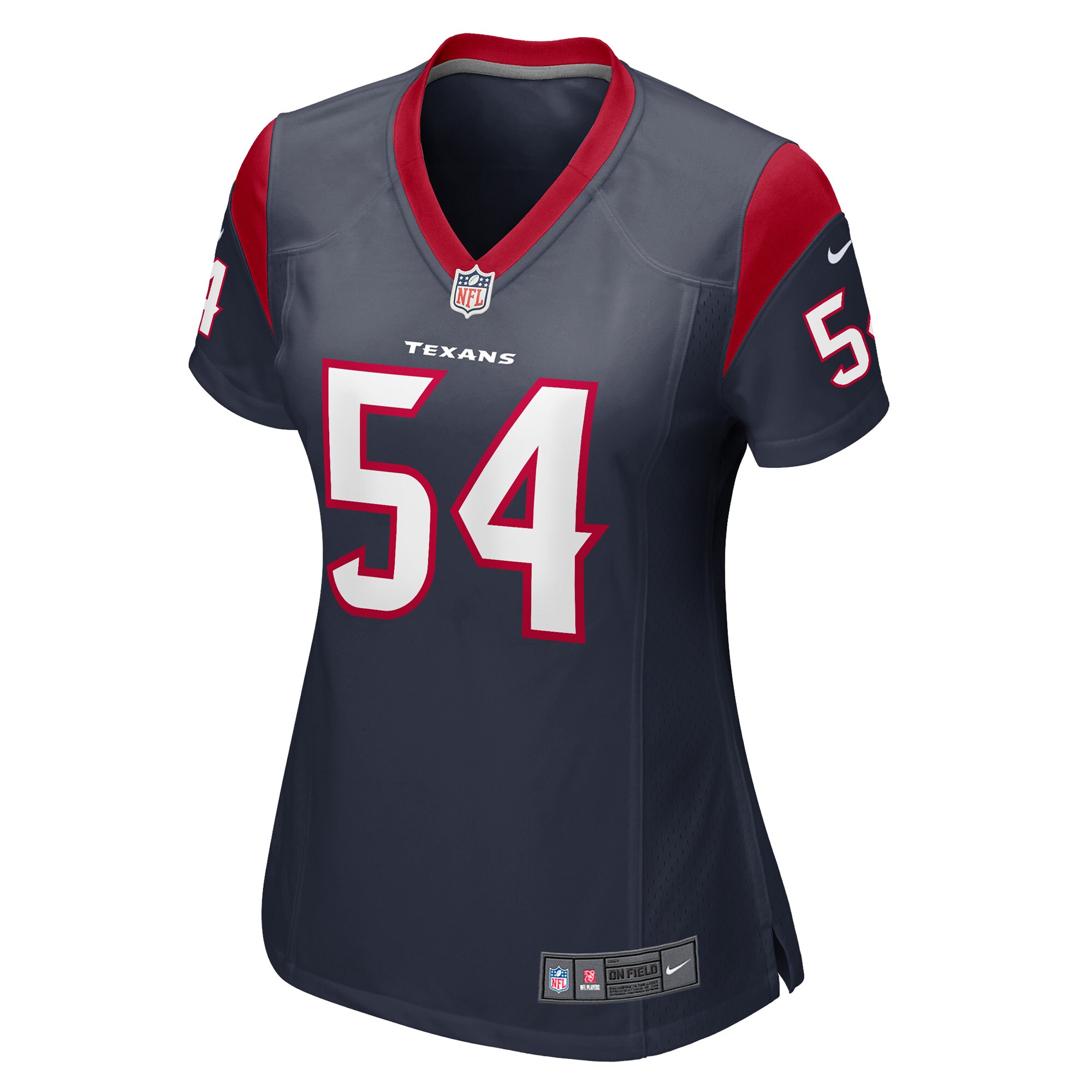 Houston Texans Scott Quessenberry Navy Game Player NFL Jersey Women's