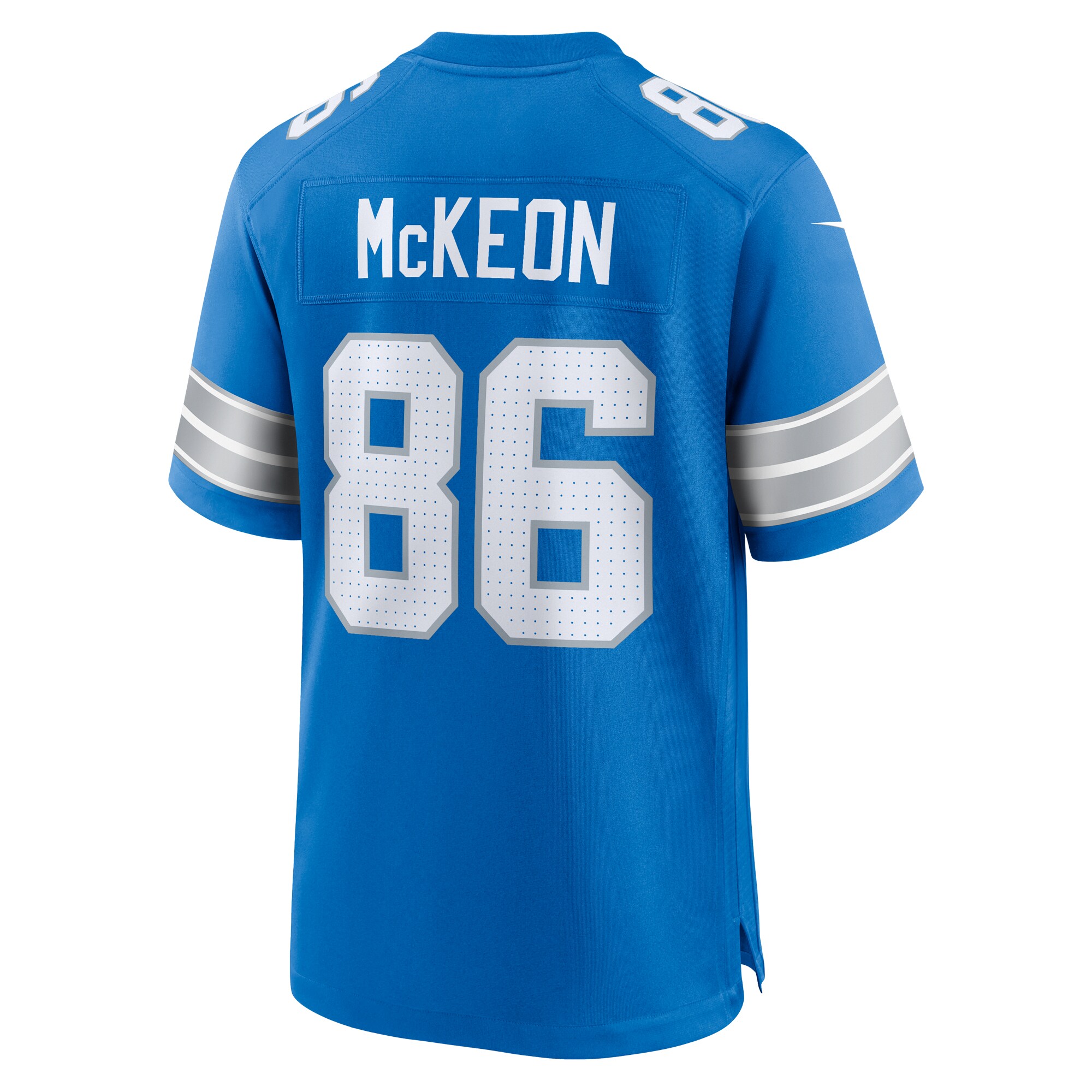 Detroit Lions Sean McKeon Blue Game NFL Jersey Men's
