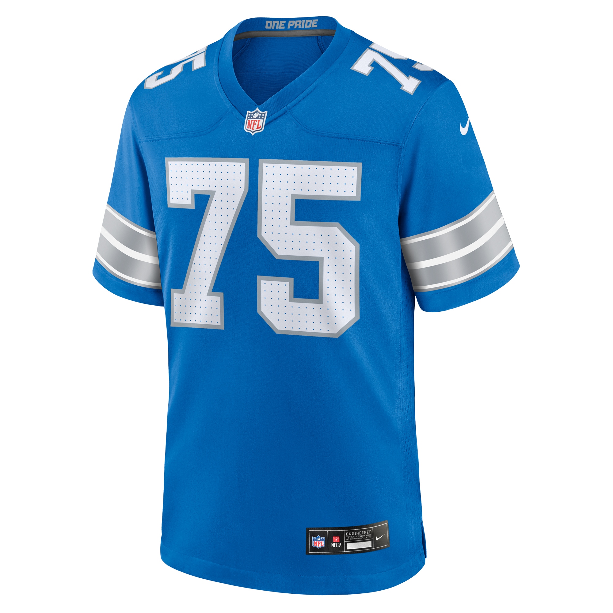 Detroit Lions Colby Sorsdal Blue Team Game NFL Jersey Men's