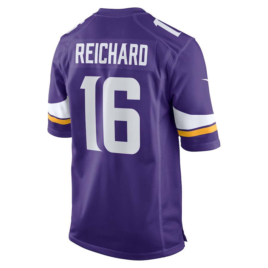 Will Reichard 16 Minnesota Vikings Game Purple NFL Jersey Men's