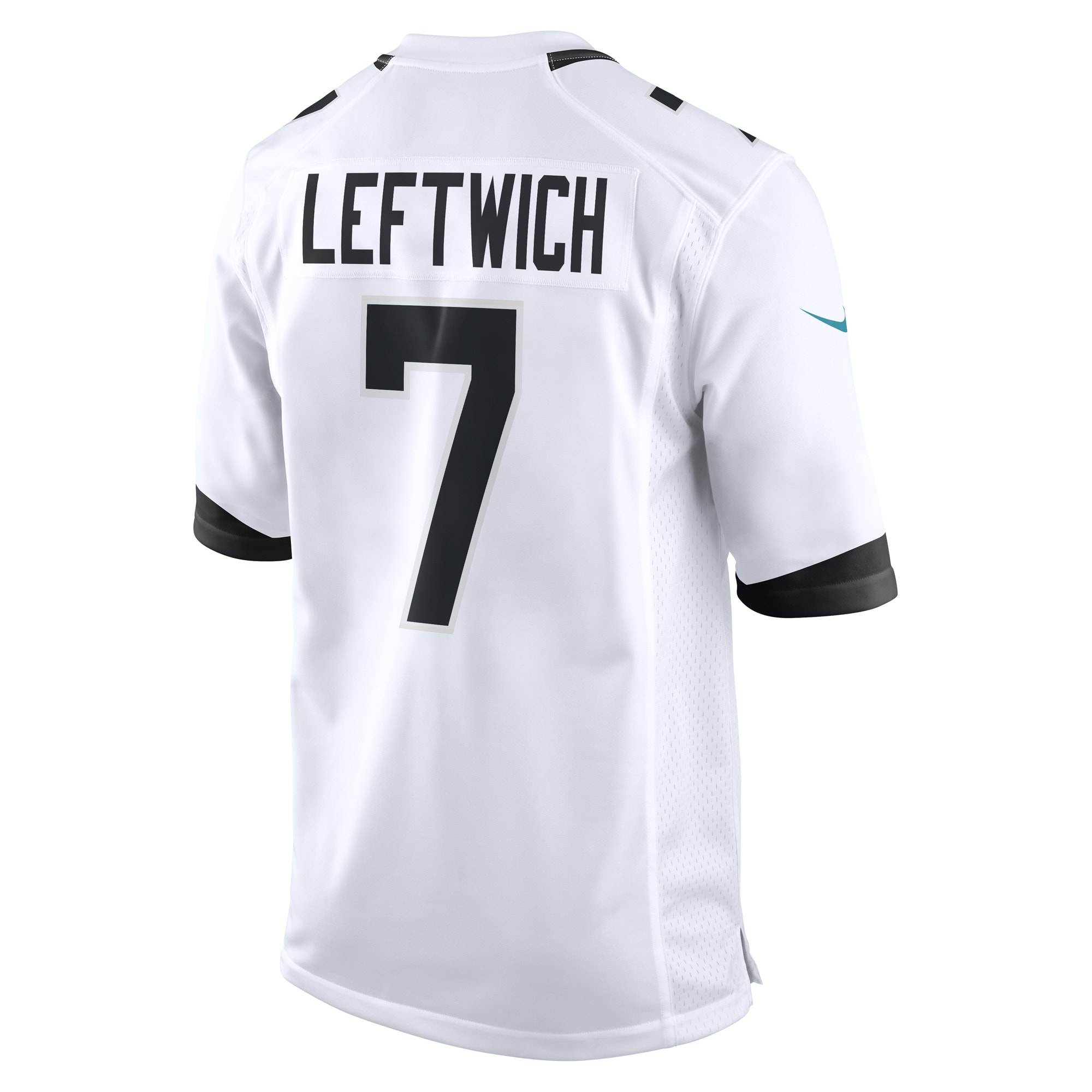 Jacksonville Jaguars Byron Leftwich White Retired Player Game NFL Jersey Men's