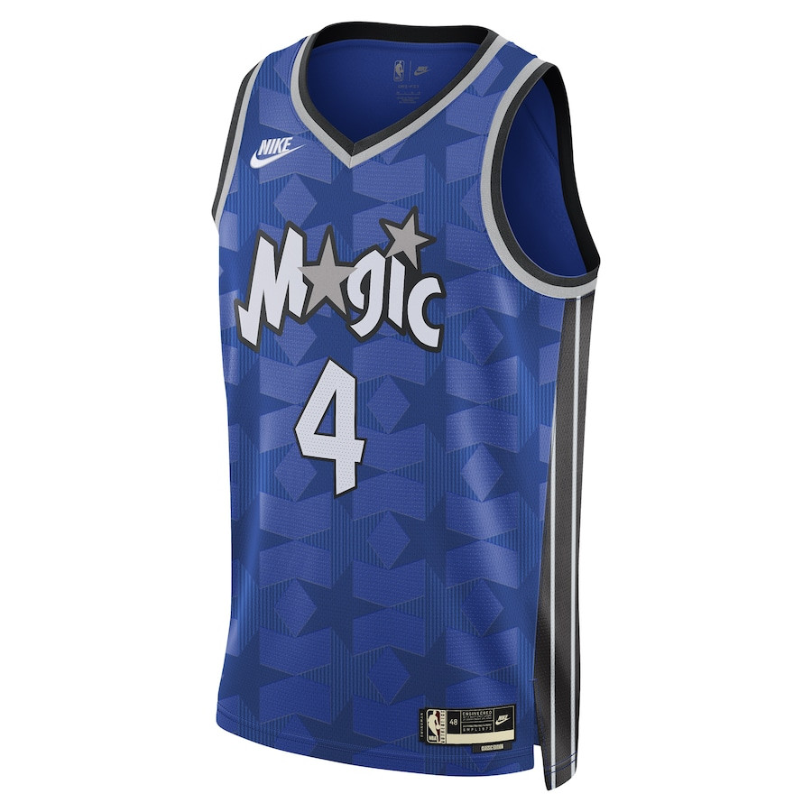 Jalen Suggs 4 Orlando Magic Unisex 2023/24 Swingman ??Classic Edition Blue NBA Jersey Unisex