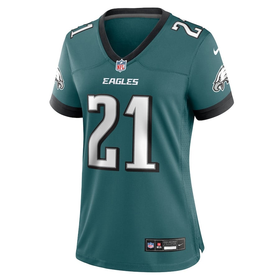 Sydney Brown 21 Philadelphia Eagles Team Game Midnight Green NFL Jersey Women's