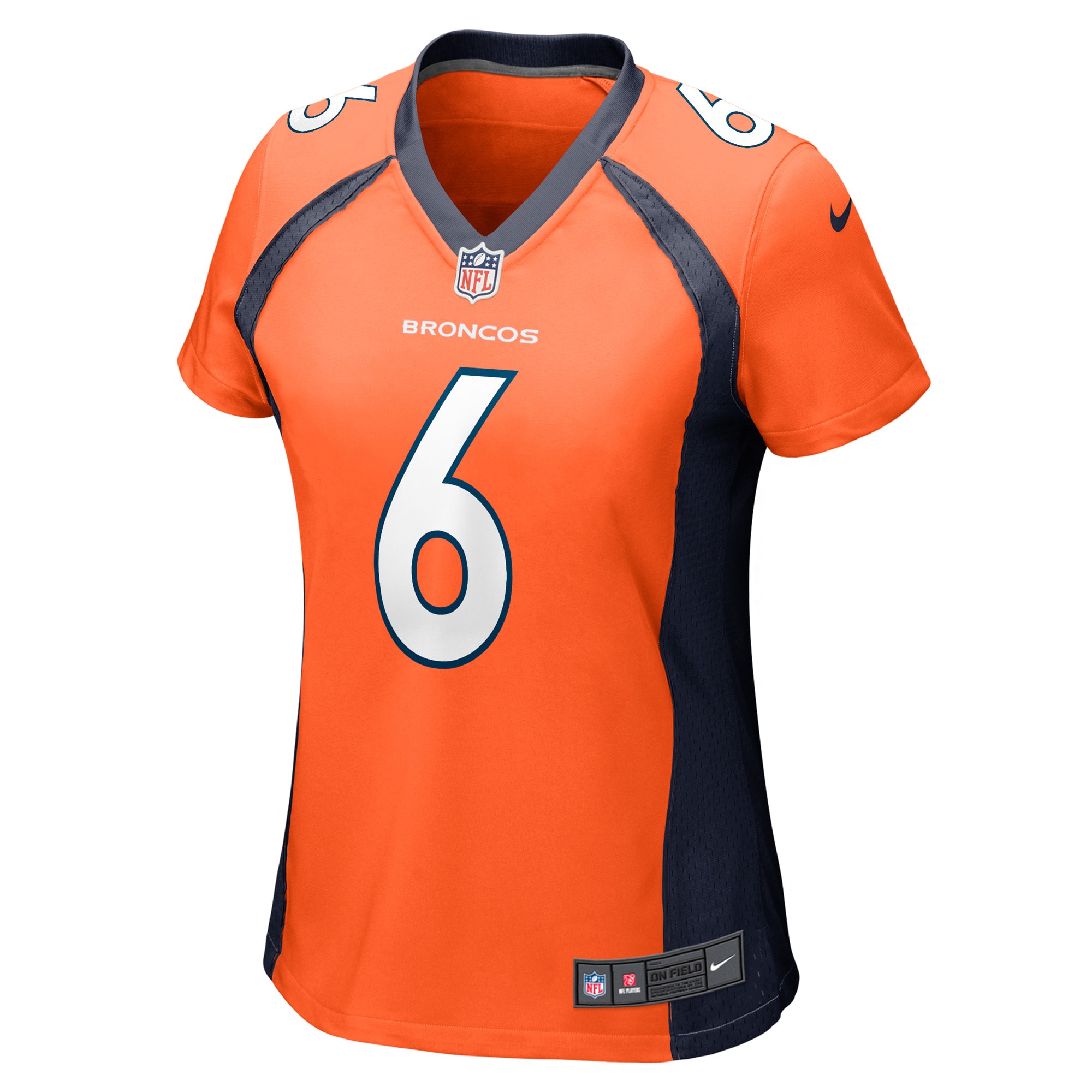 Denver Broncos P.J. Locke Orange Game Player NFL Jersey Women's