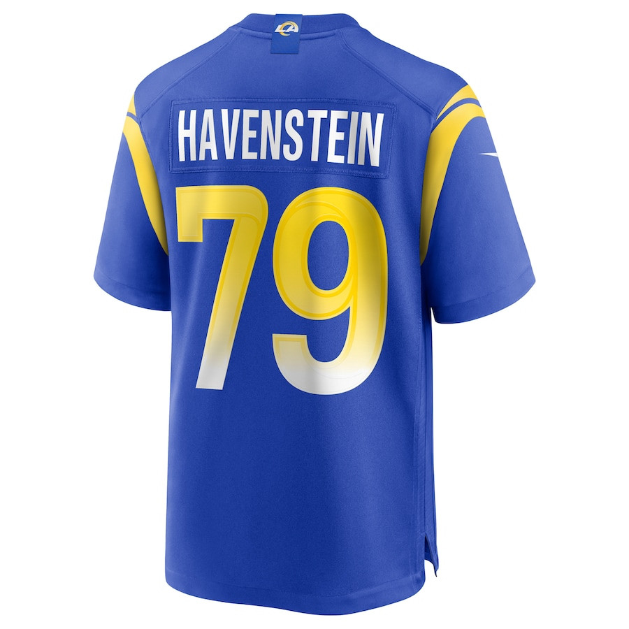 Rob Havenstein 79 Los Angeles Rams Game Royal NFL Jersey Men's