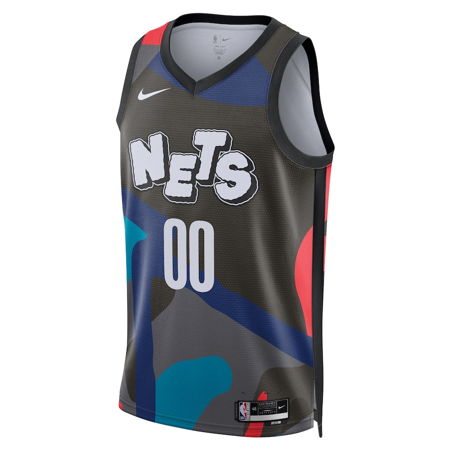 Brooklyn Nets 2023/24 Swingman Custom City Edition Black NBA Jersey Men's