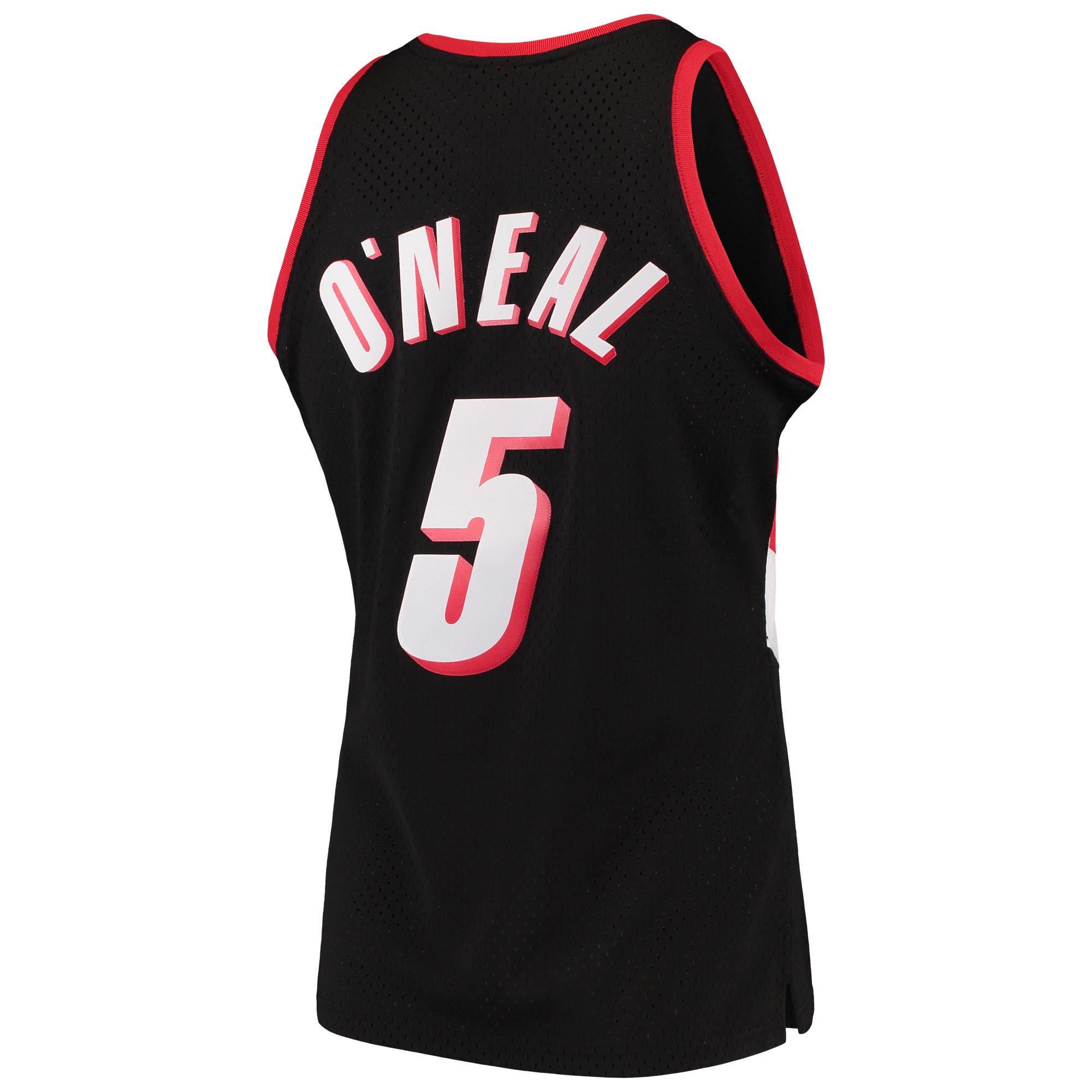 Jermaine O'Neal Portland Trail Blazers Mitchell Ness Hardwood Classics Swingman Black NBA Jersey Men's