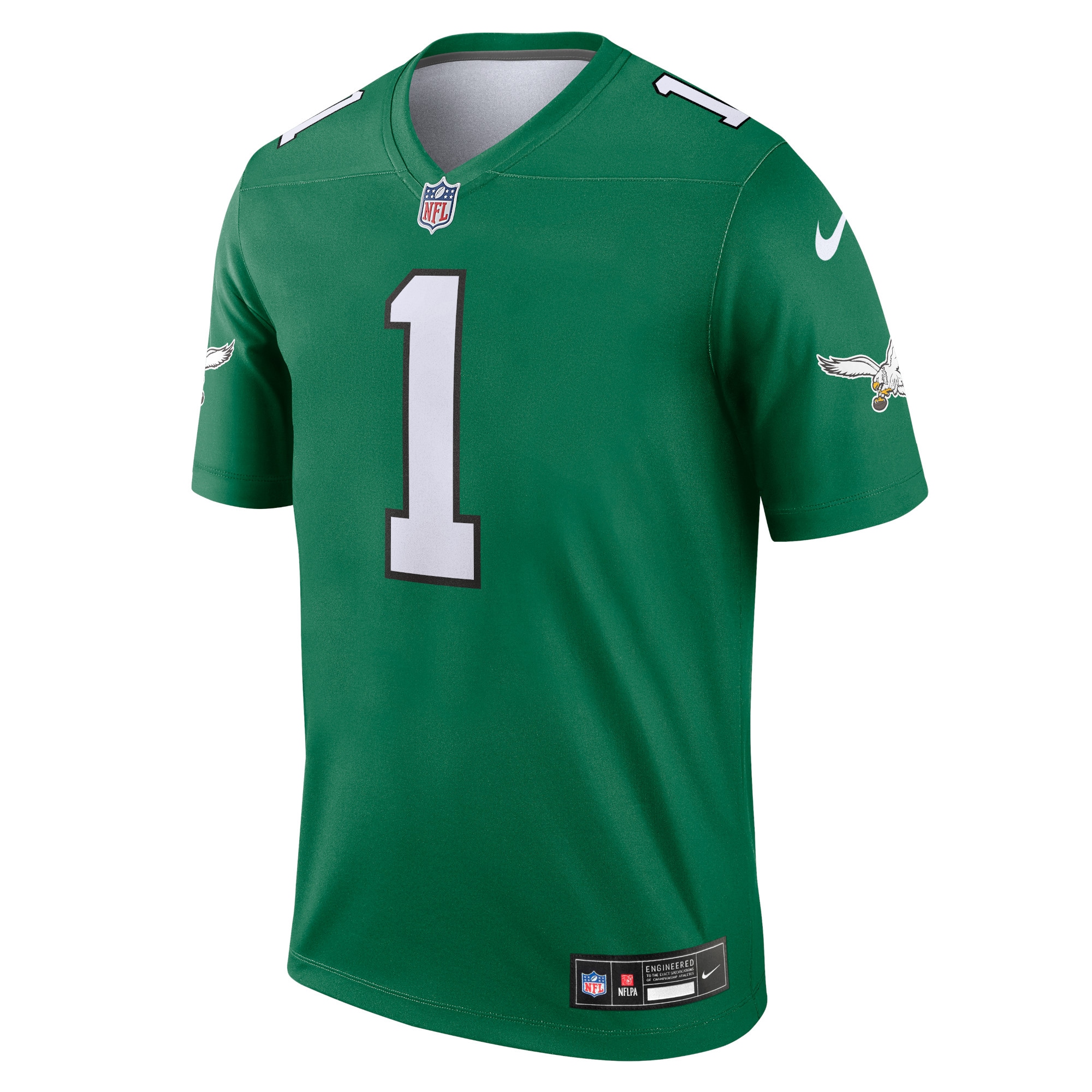 Philadelphia Eagles Jalen Hurts Kelly Green Alternate Legend Player Performance Top NFL Jersey Men's
