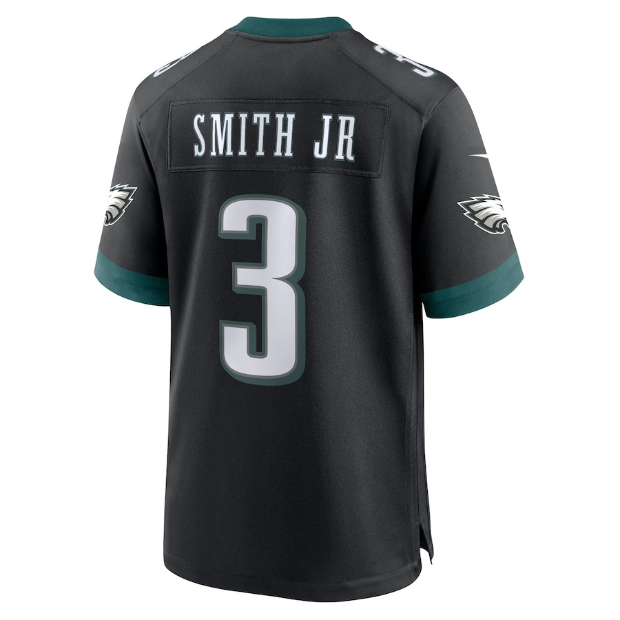 Nolan Smith 3 Philadelphia Eagles Alternate Game Black NFL Jersey Men's