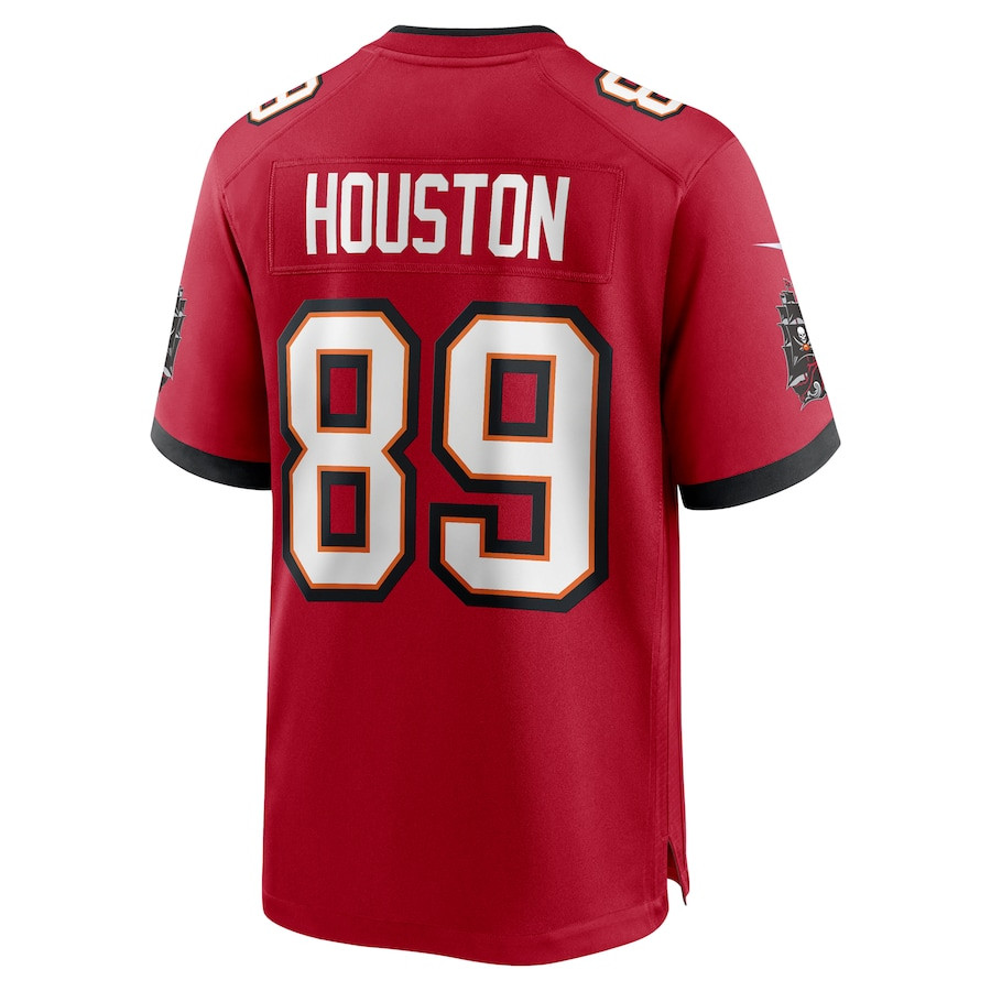 Dennis Houston 89 Tampa Bay Buccaneers Game Red NFL Jersey Men's