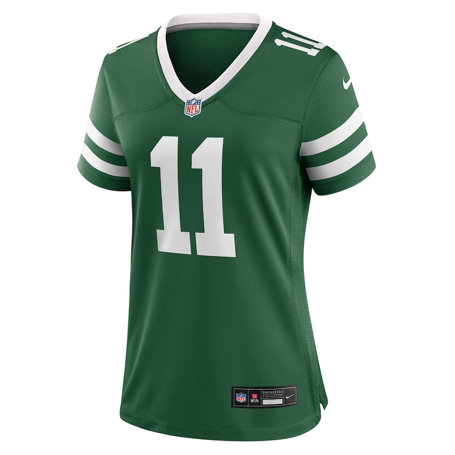 Jermaine Johnson 11 New York Jets Team Game Legacy Green NFL Jersey Women's