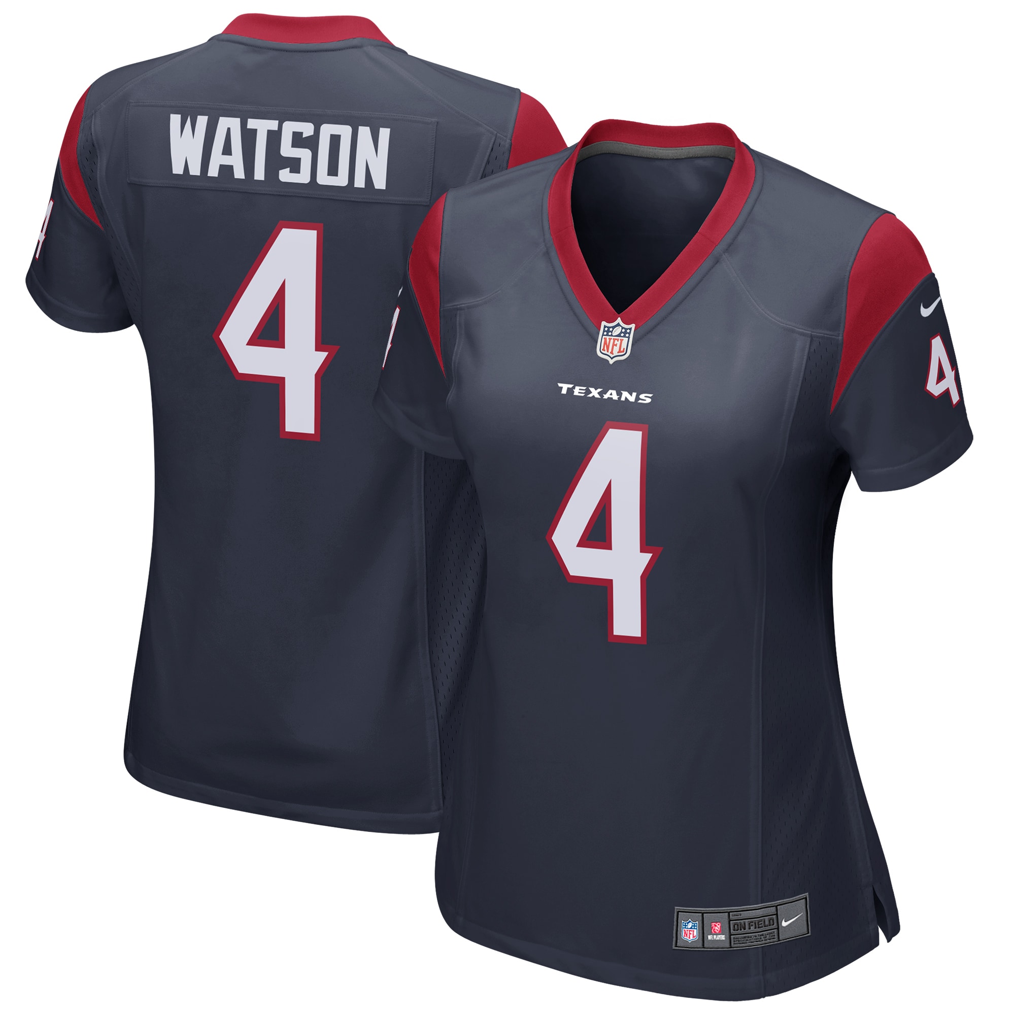 Deshaun Watson Houston Texans Nike Women's Game Player Jersey - Navy