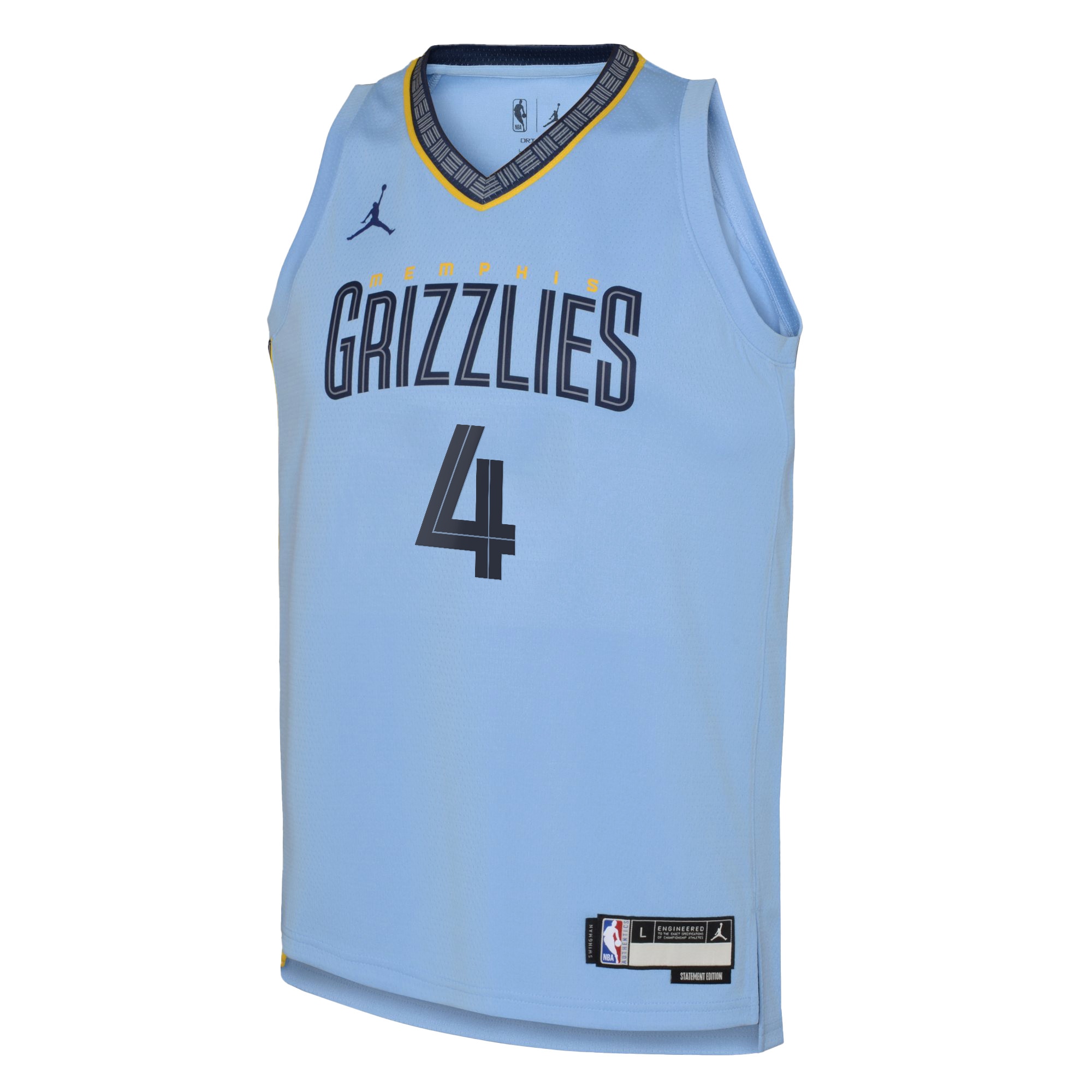 Memphis Grizzlies Jordan Statement Edition Swingman 22 Light Blue Steven Adam NBA Jersey Youth