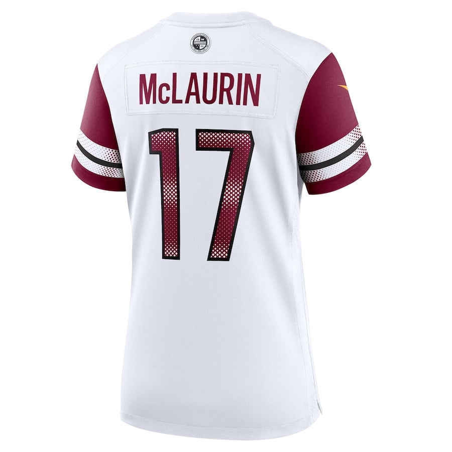 Terry McLaurin 17 Washington Commanders Game White NFL Jersey Women's