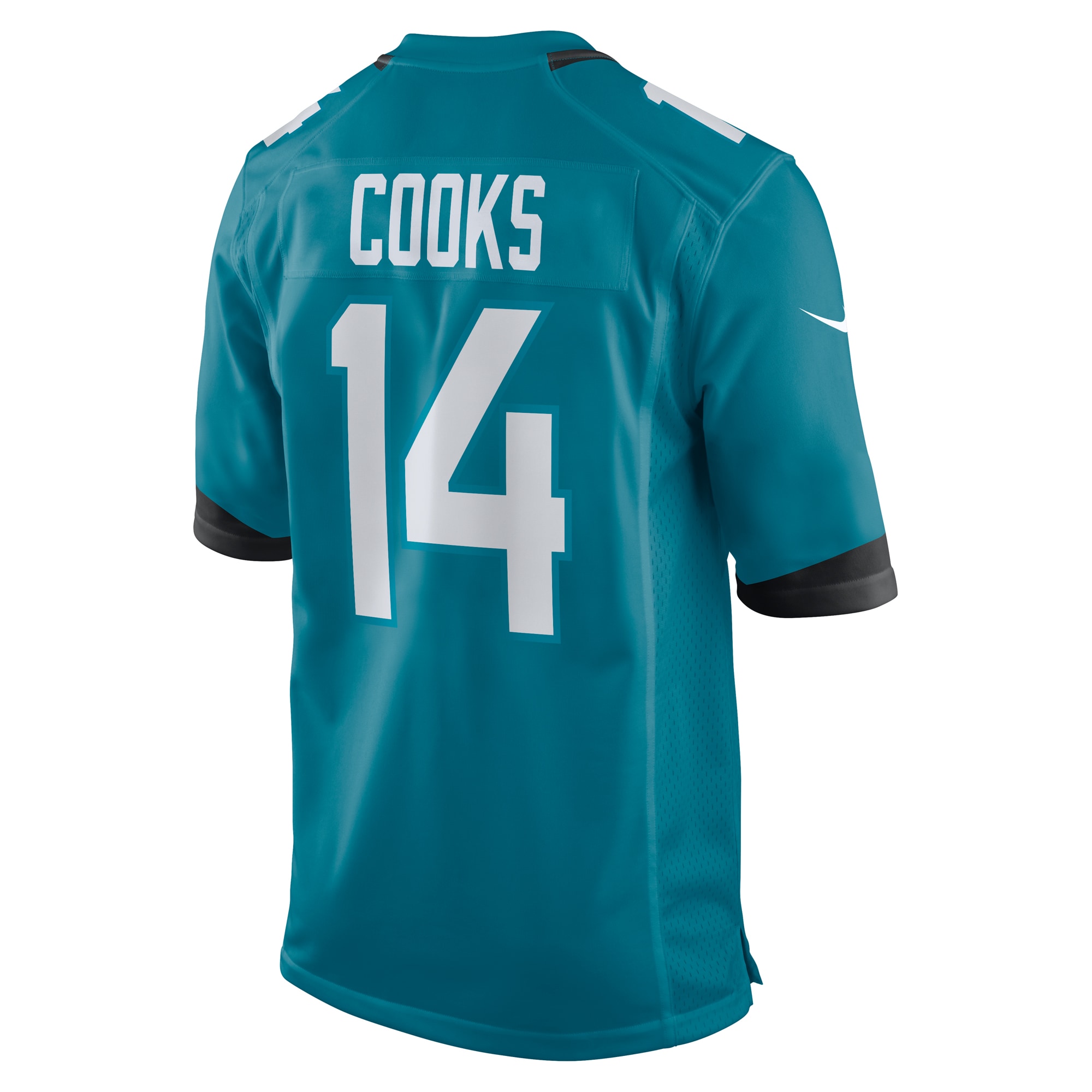 Jacksonville Jaguars Elijah Cooks Teal Team Game NFL Jersey Men's