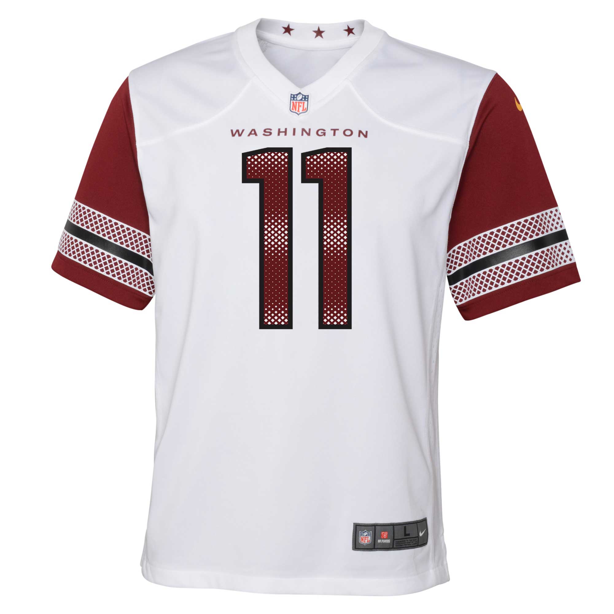 Washington Commanders Carson Wentz White Game NFL Jersey Youth