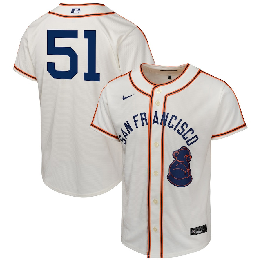 Jung Hoo Lee 51 San Francisco Giants 2024 Rickwood Classic Limited Player Cream MLB Jersey Youth