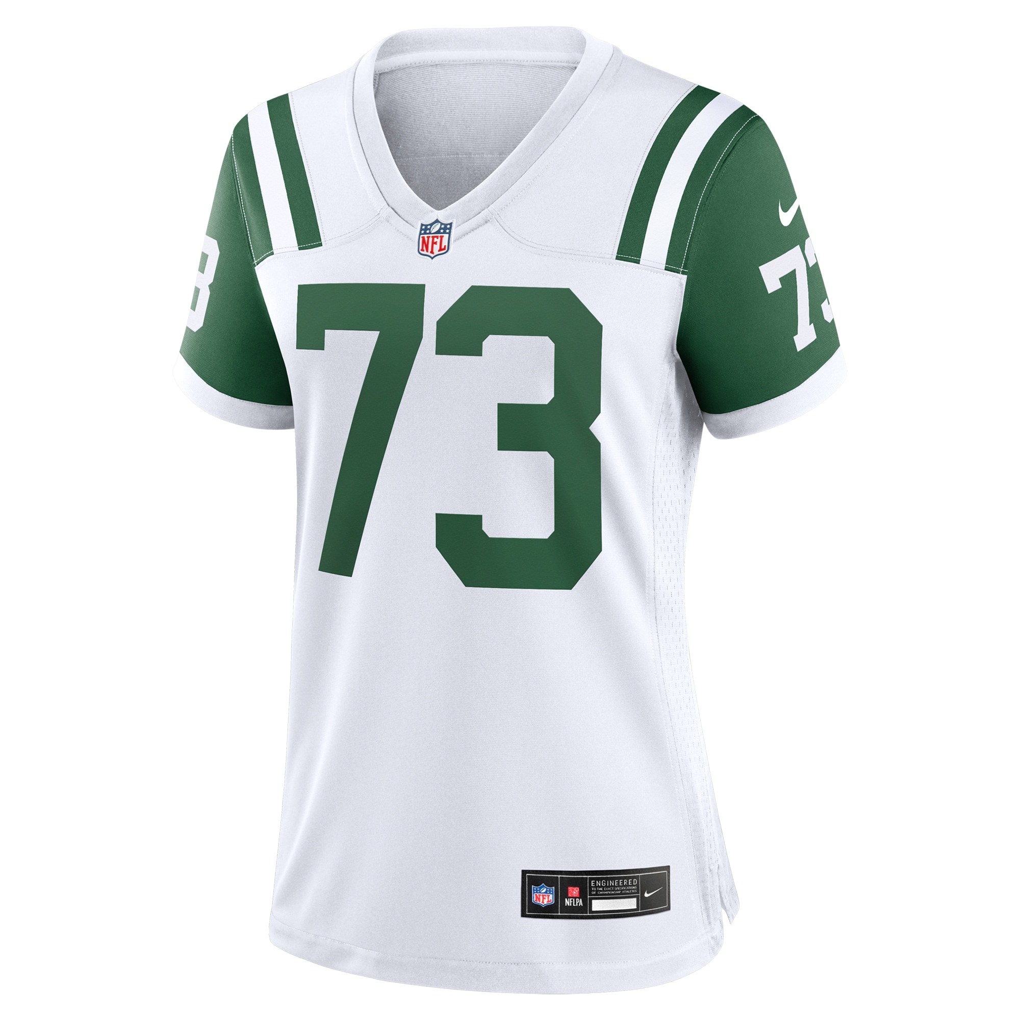 New York Jets Joe Klecko White Classic Alternate Retired Player Game NFL Jersey Women's