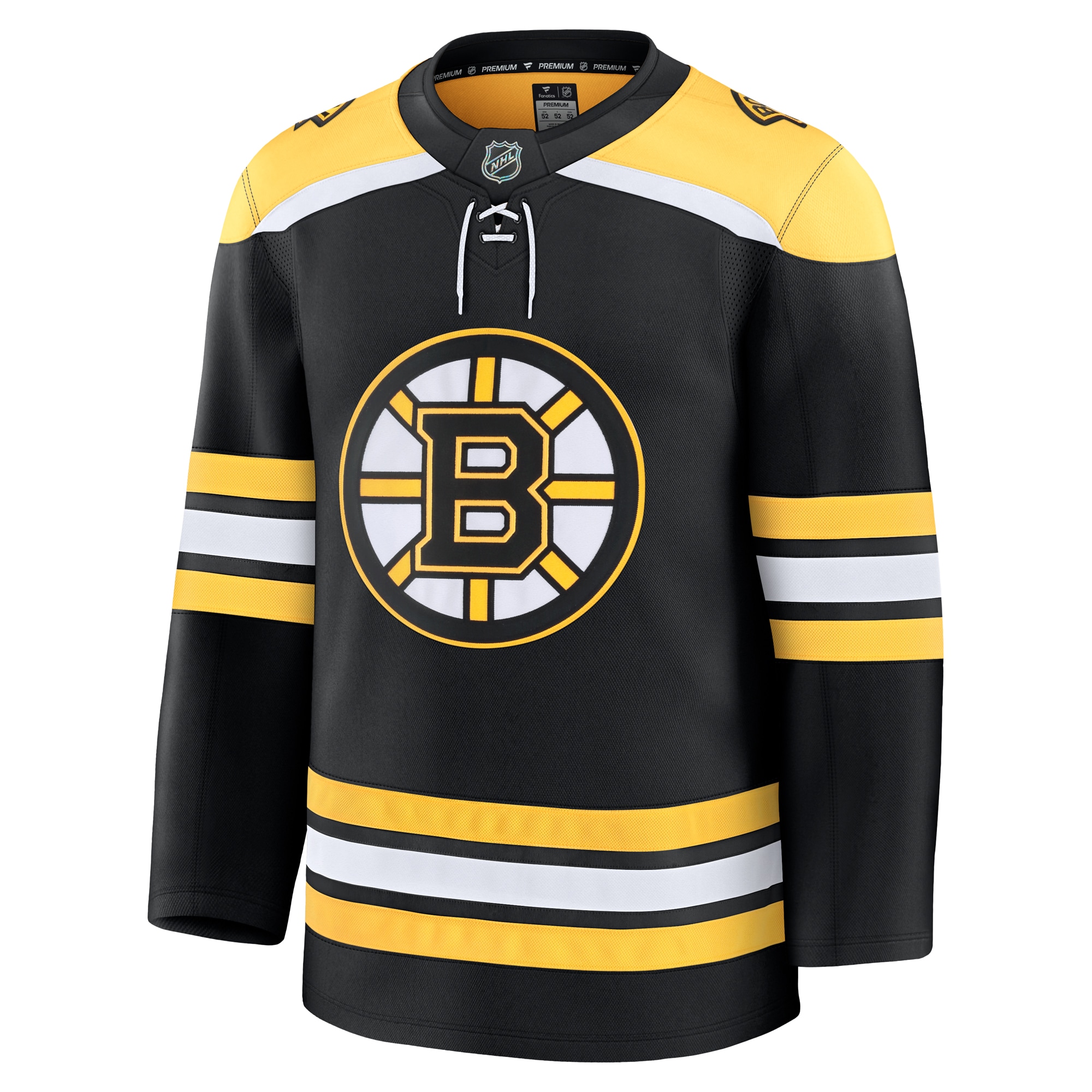 Boston Bruins Black Home Premium NHL Jersey Men's