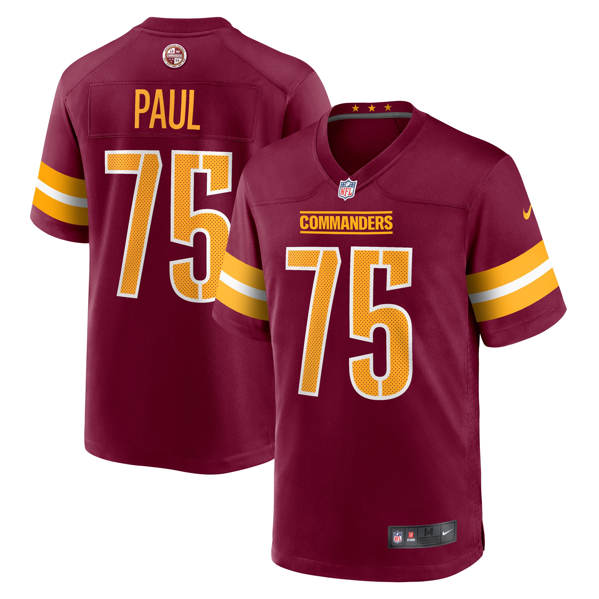 Washington Commanders Chris Paul Burgundy Player Game NFL Jersey Men's