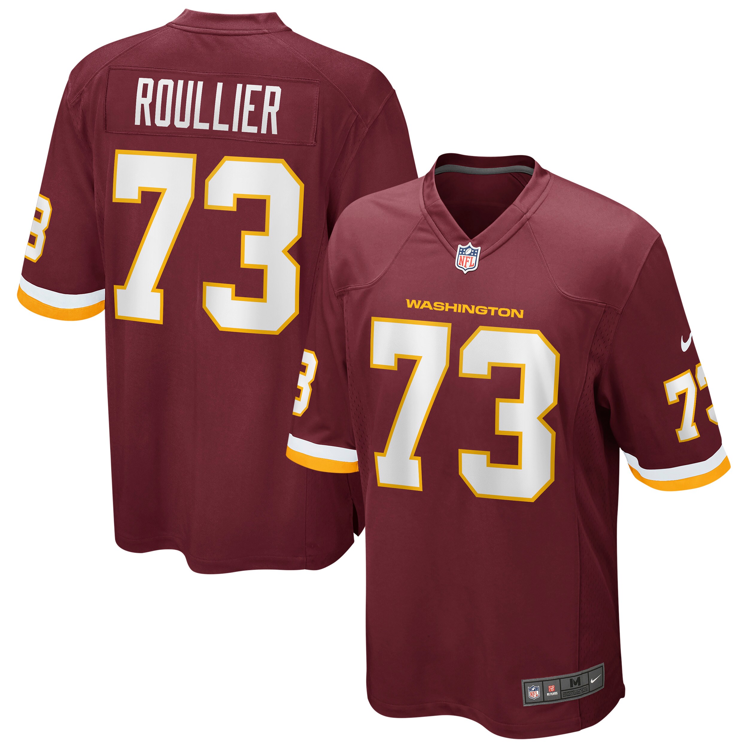 Chase Roullier Washington Commanders Team Burgundy Game Player NFL Jersey Men's
