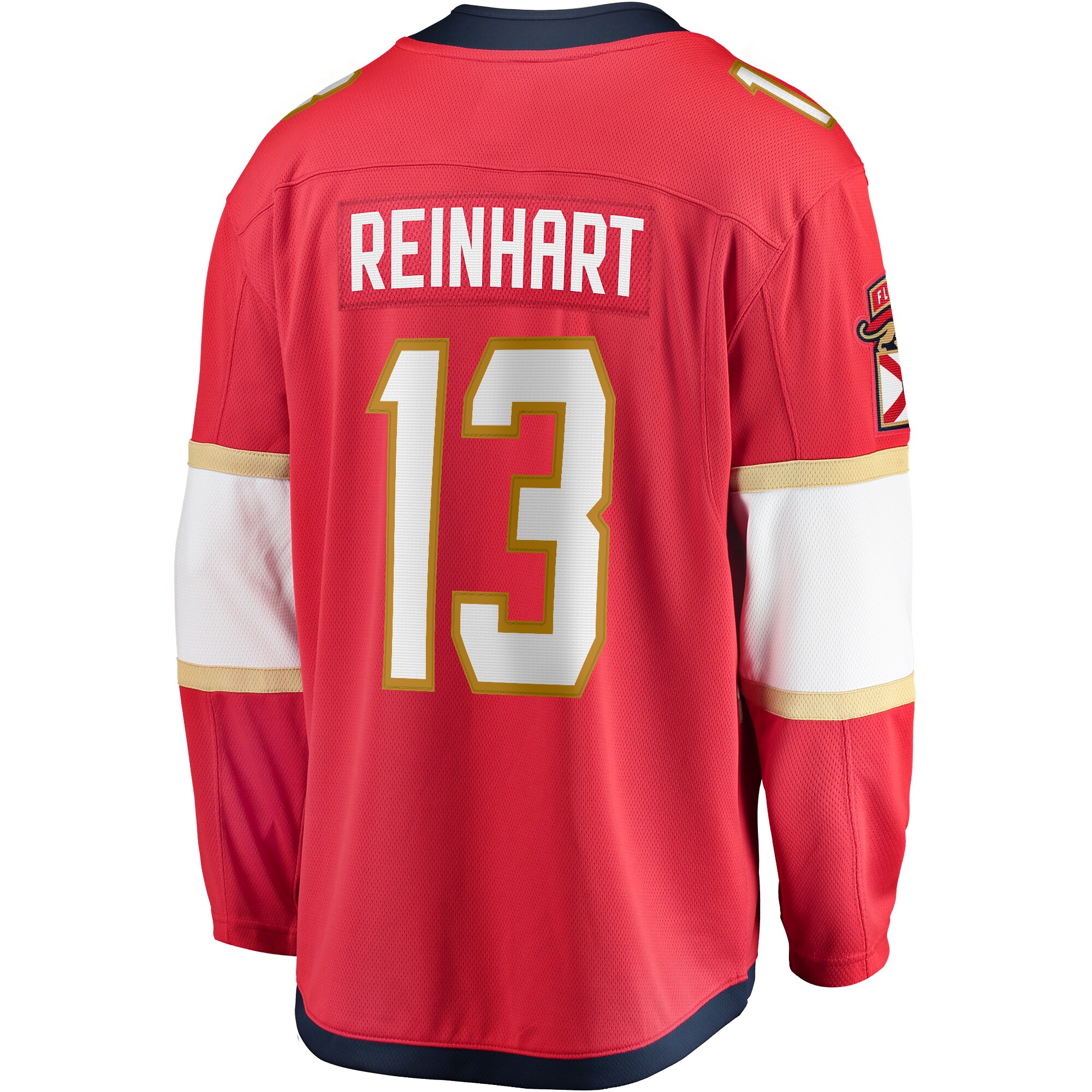 Florida Panthers Sam Reinhart Red Home 2024 Stanley Cup Champions Breakaway Player NHL Jersey Men's