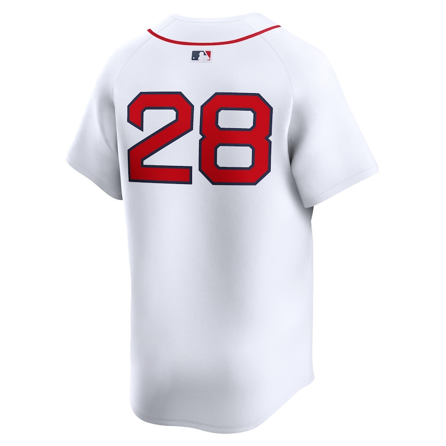 Corey Kluber 28 Boston Red Sox Home Limited Player White MLB Jersey Men's