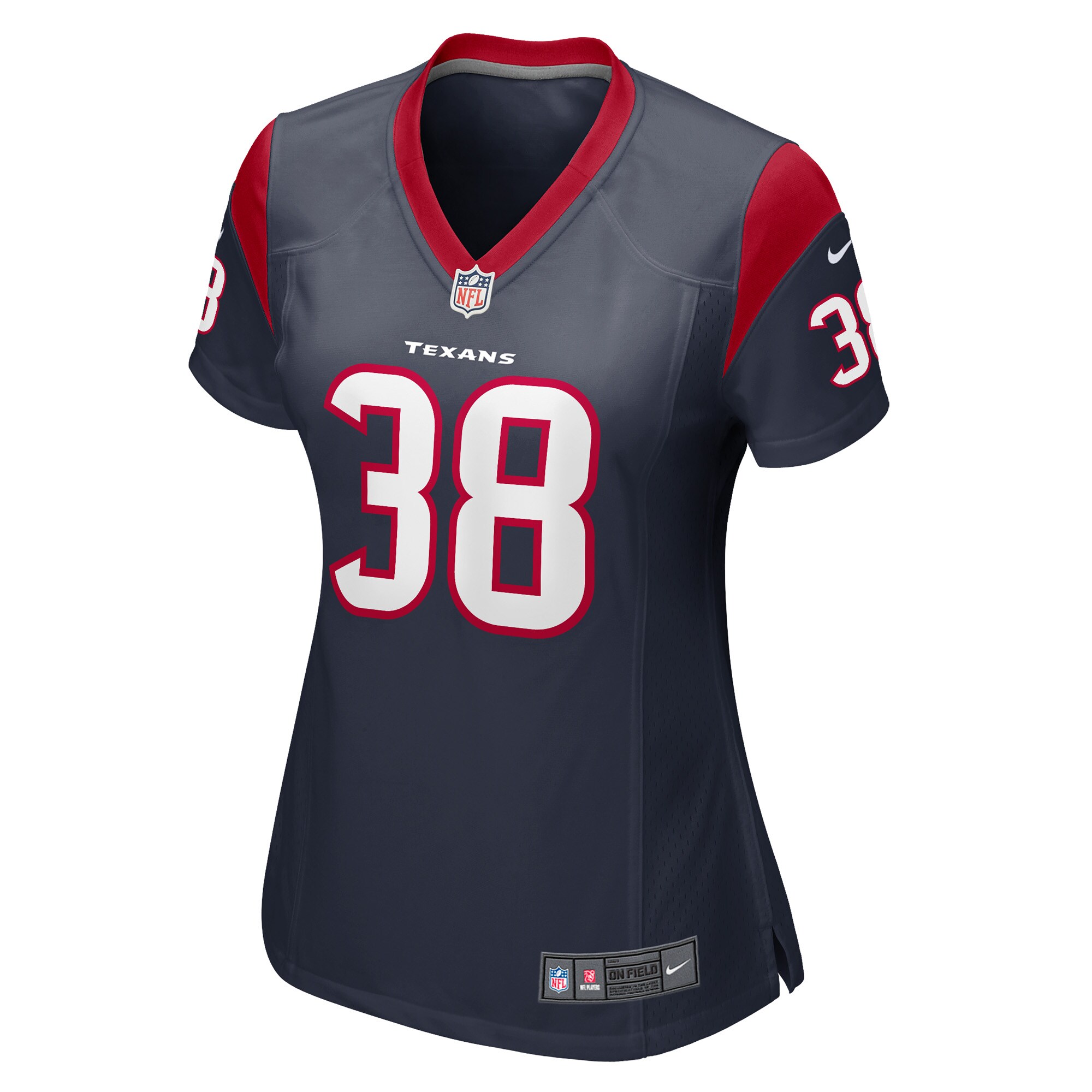 Houston Texans Jacobi Francis Navy Game Player NFL Jersey Women's