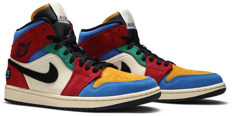 Blue The Great x Air Jordan 1 Mid Fearless CU2805-100